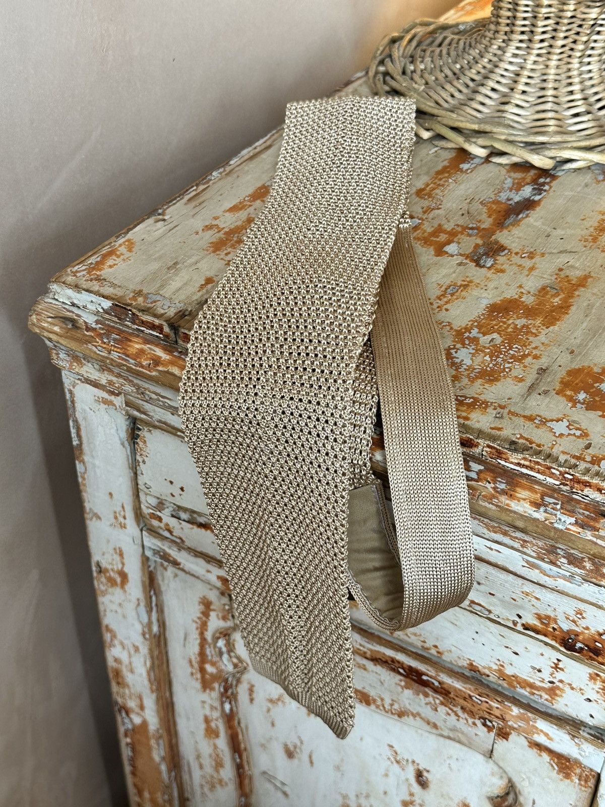 Other Vintage Italian Brand SevenFold Handmade Silk Tie Size ONE SIZE - 7 Thumbnail