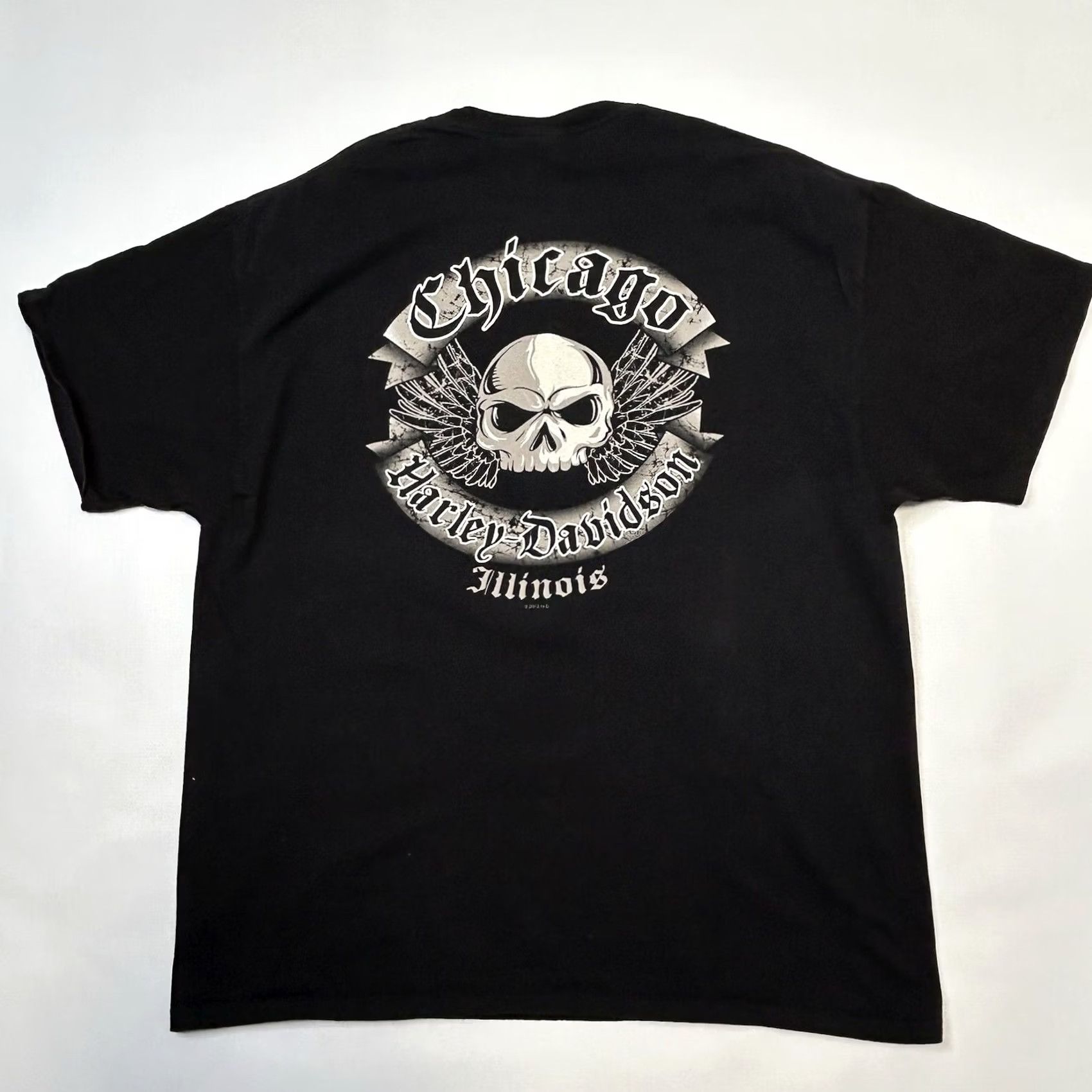 Harley Davidson Harley-Davidson Shirt Mens XL Black Willie Skull Men Short Sleeve Stratman Size US XL / EU 56 / 4 - 2 Thumbnail