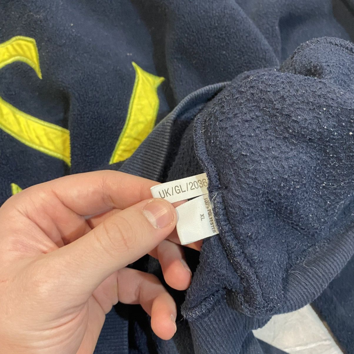 Yves Saint Laurent VINTAGE YVES SAINT LAURENT FLEECE JACKET BIG LOGO 00S Size US XL / EU 56 / 4 - 10 Thumbnail