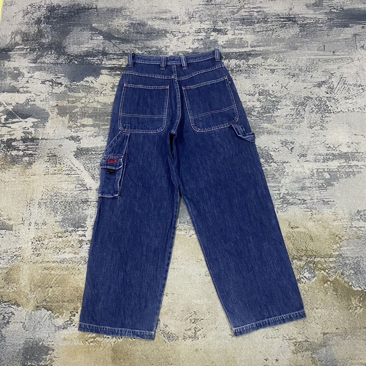 image of If Six Was Nine x Jnco Vintage Piko Over Size Baggy Carpenter Pants in Blue Denim, Men's