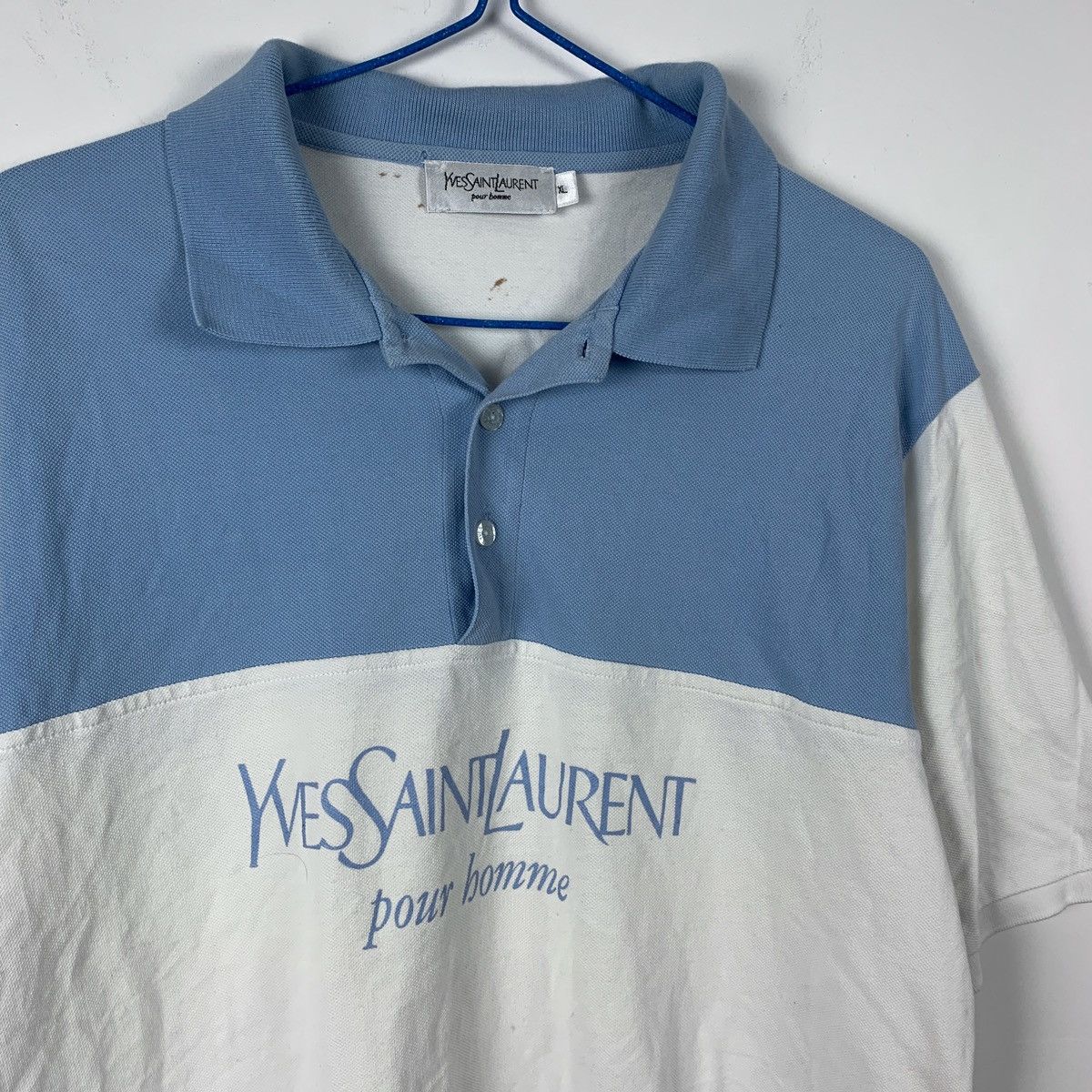 Yves Saint Laurent Vintage Yves Saint Laurent Polo Shirt YSL Size US XL / EU 56 / 4 - 2 Thumbnail