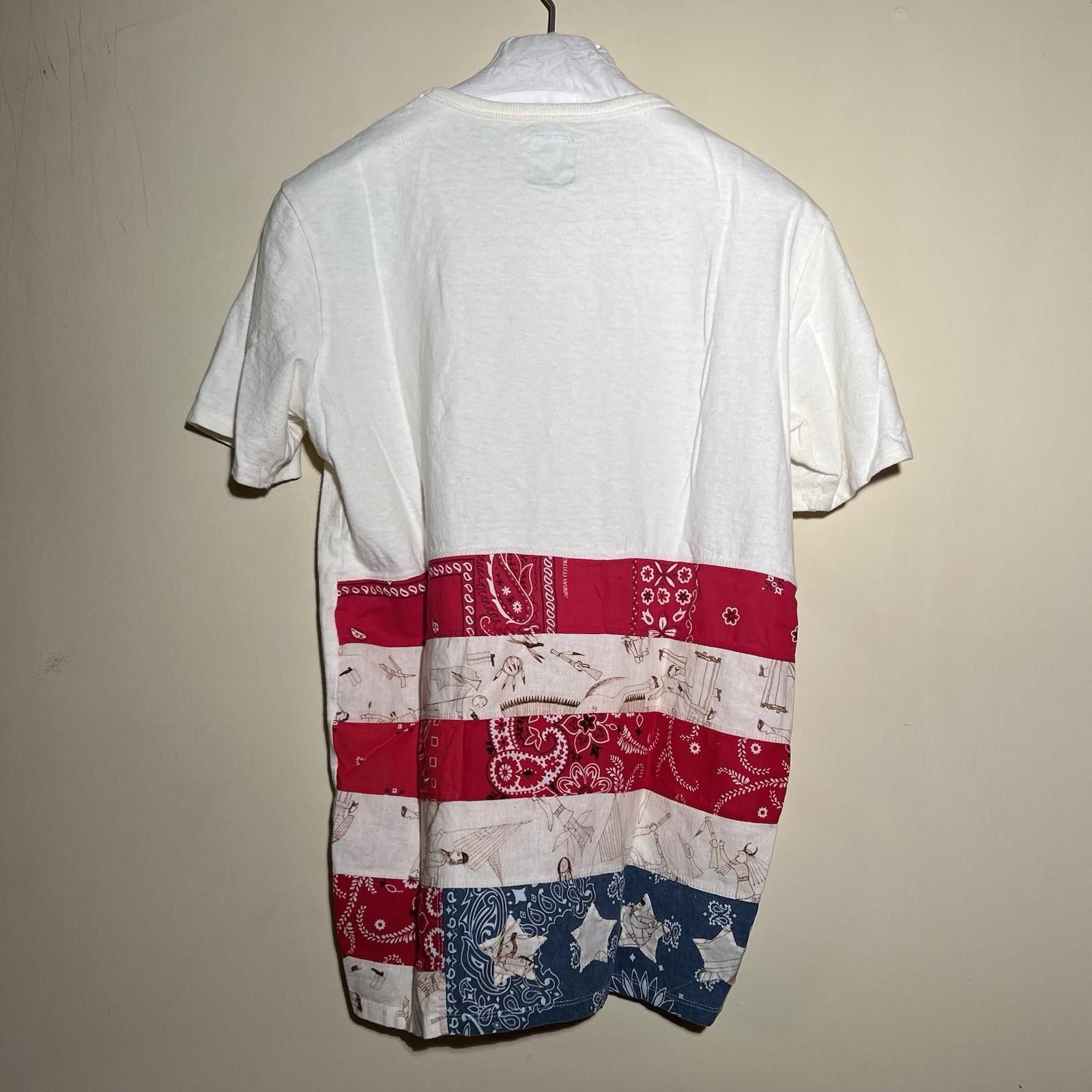 Visvim Pre-Owned VISVIM Bandana Jumbo Tee S/S Stars T-Shirt Size 2 Size US M / EU 48-50 / 2 - 1 Thumbnail