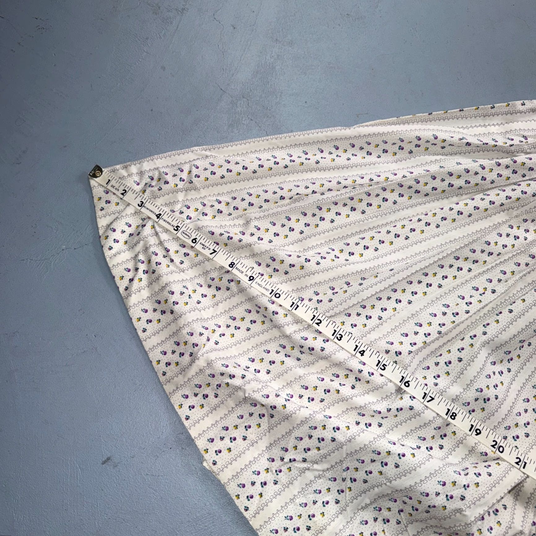 Vintage VINTAGE Cottagecore Dress Prairie Cream Lace Floral Ruffle Long High Neck XS/S 1970s 70s Size XS / US 0-2 / IT 36-38 - 6 Thumbnail
