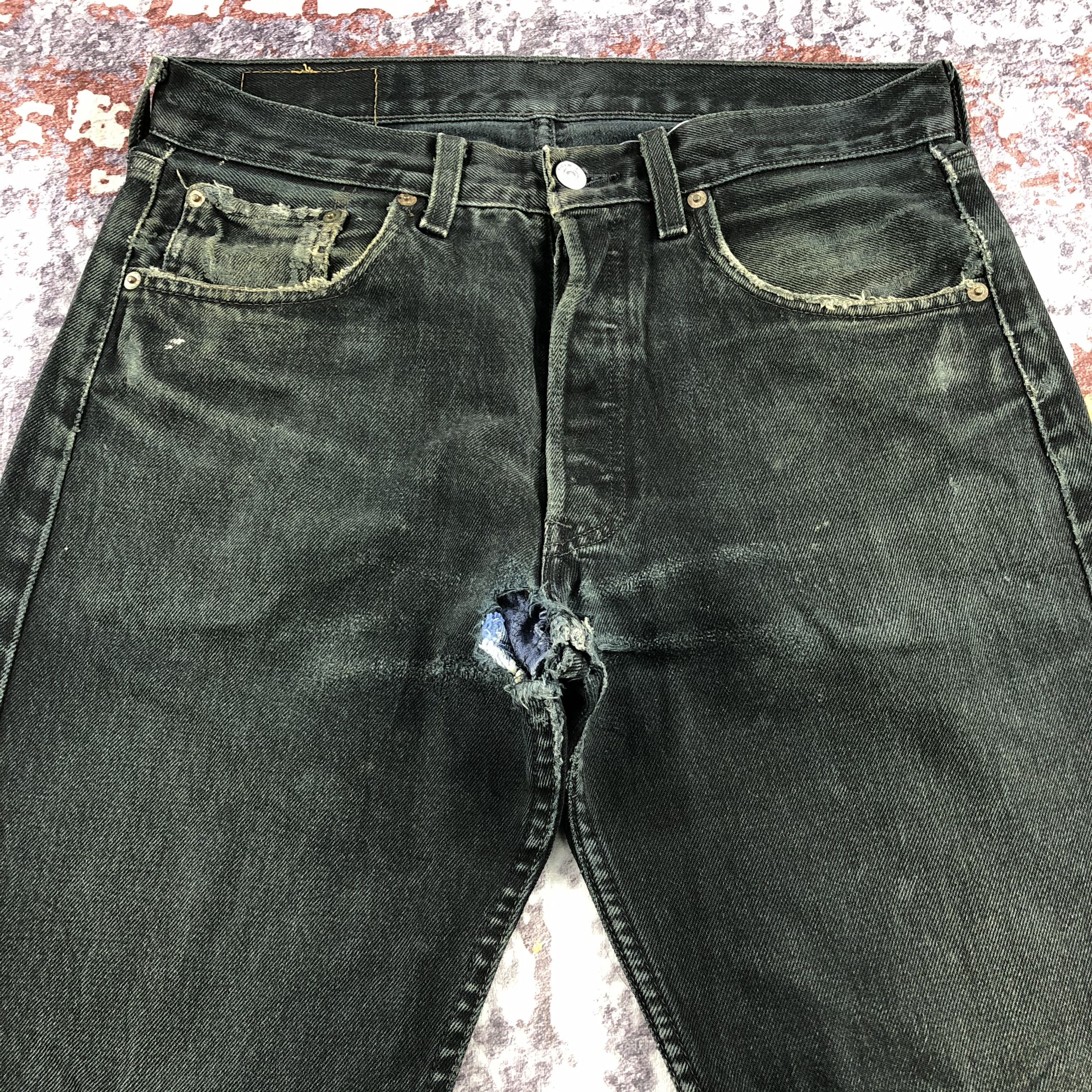 Levi's Vintage 90s Levis 501 Earth Tone Jeans-JM2340 Size US 32 / EU 48 - 3 Thumbnail