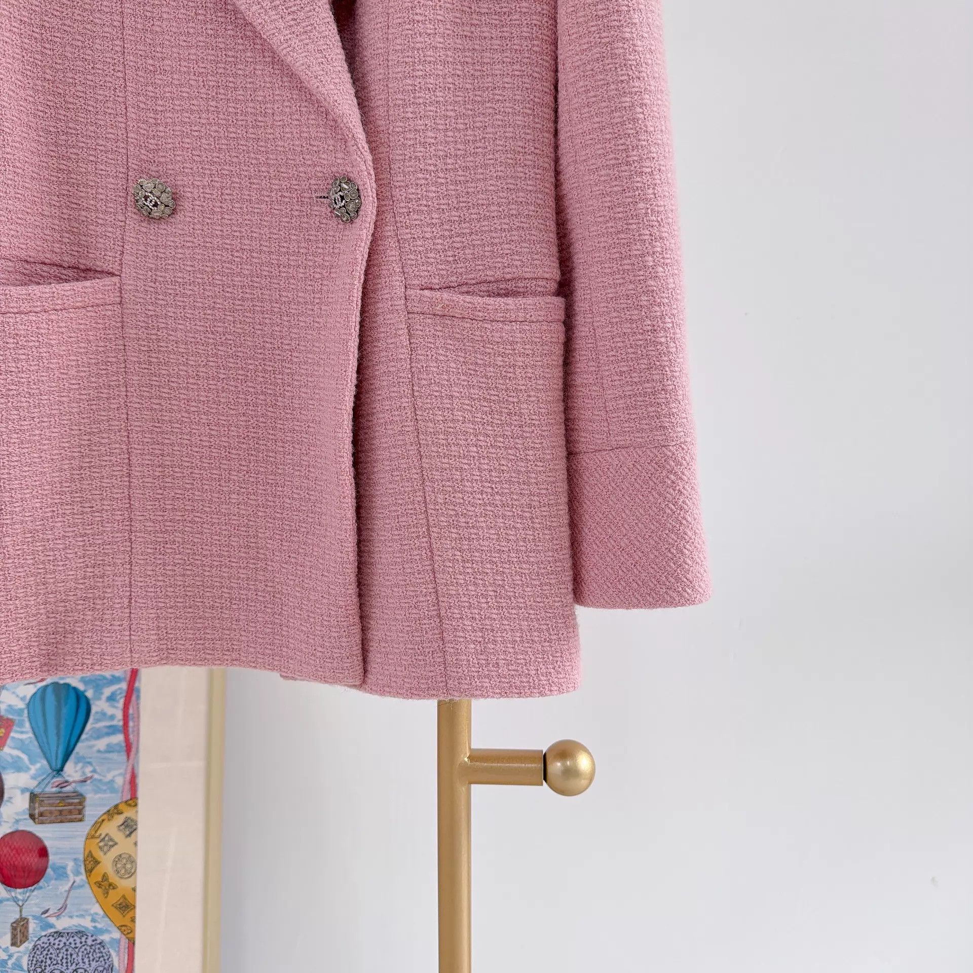 Chanel Chanel Misty Pink Tweed Jacket Women's 34 Size XS / US 0-2 / IT 36-38 - 6 Thumbnail