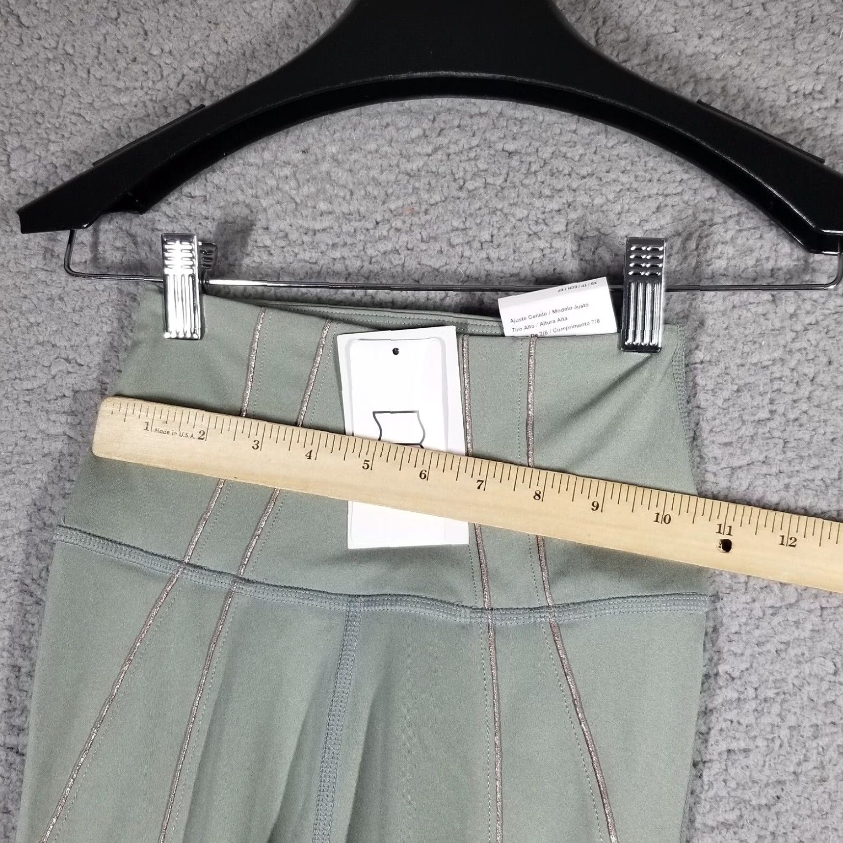 Nike Nike Leggings XS Gray Yoga Athletic Skinny Women's Size 26" / US 2 / IT 38 - 4 Thumbnail