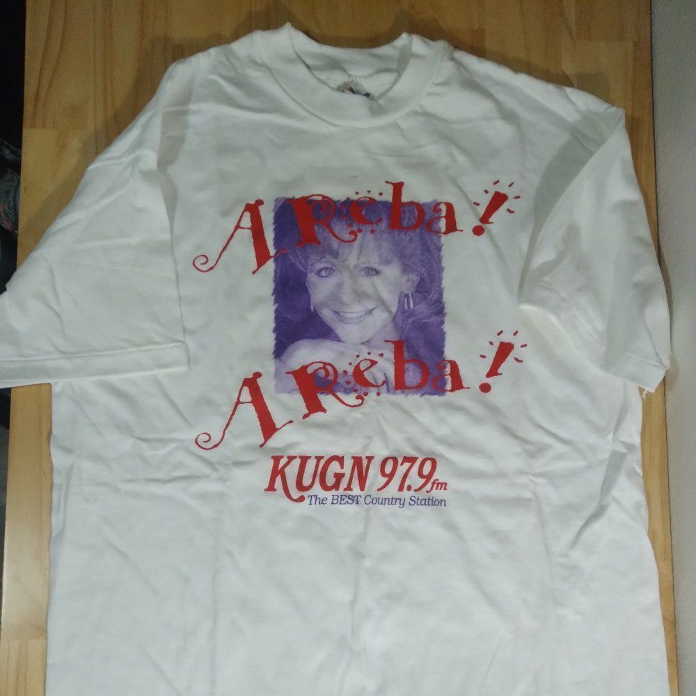 Band Tees Vintage Reba McIntire KUGN Country Music Radio T-Shirt Size US L / EU 52-54 / 3 - 2 Thumbnail