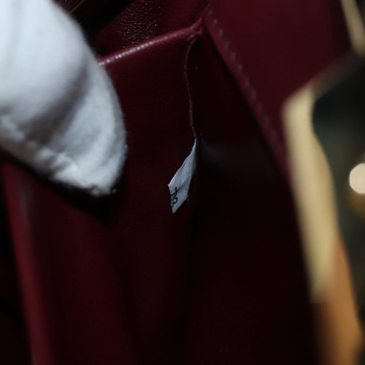 Prada Prada Saffiano Galleria Shoulder Bag Burgundy Size ONE SIZE - 8 Thumbnail