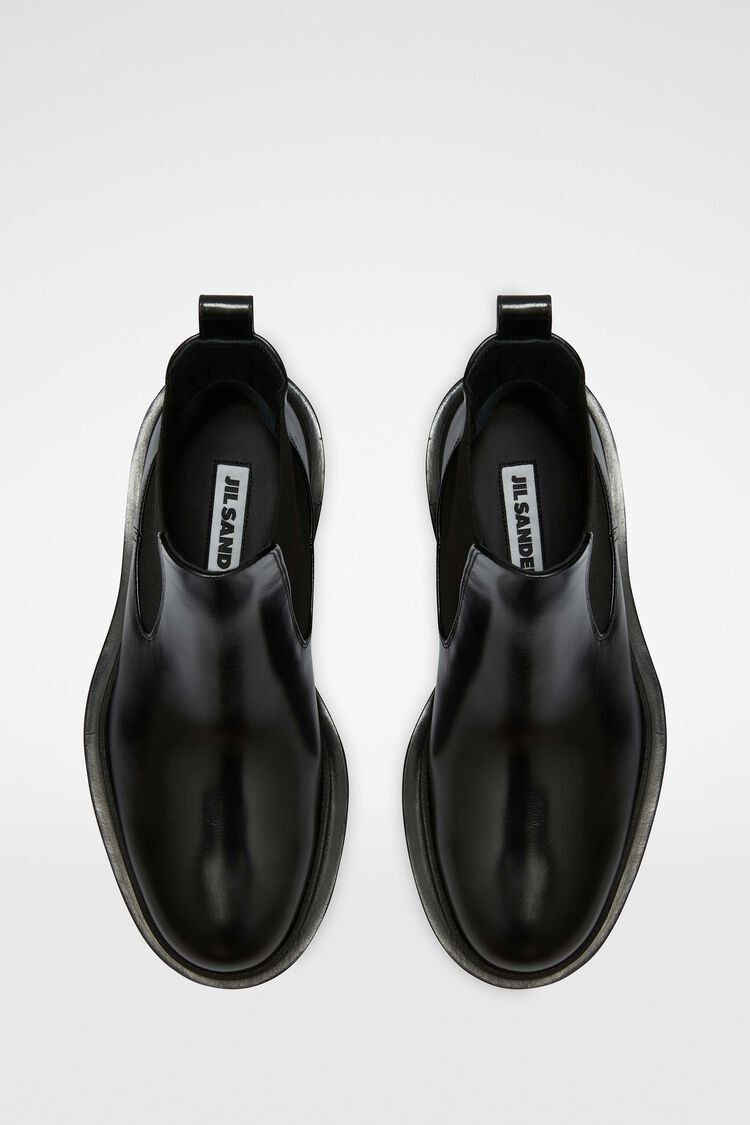 Jil Sander o1loc1c0426 Chelsea Boots in Black Size US 9 / IT 39 - 3 Thumbnail