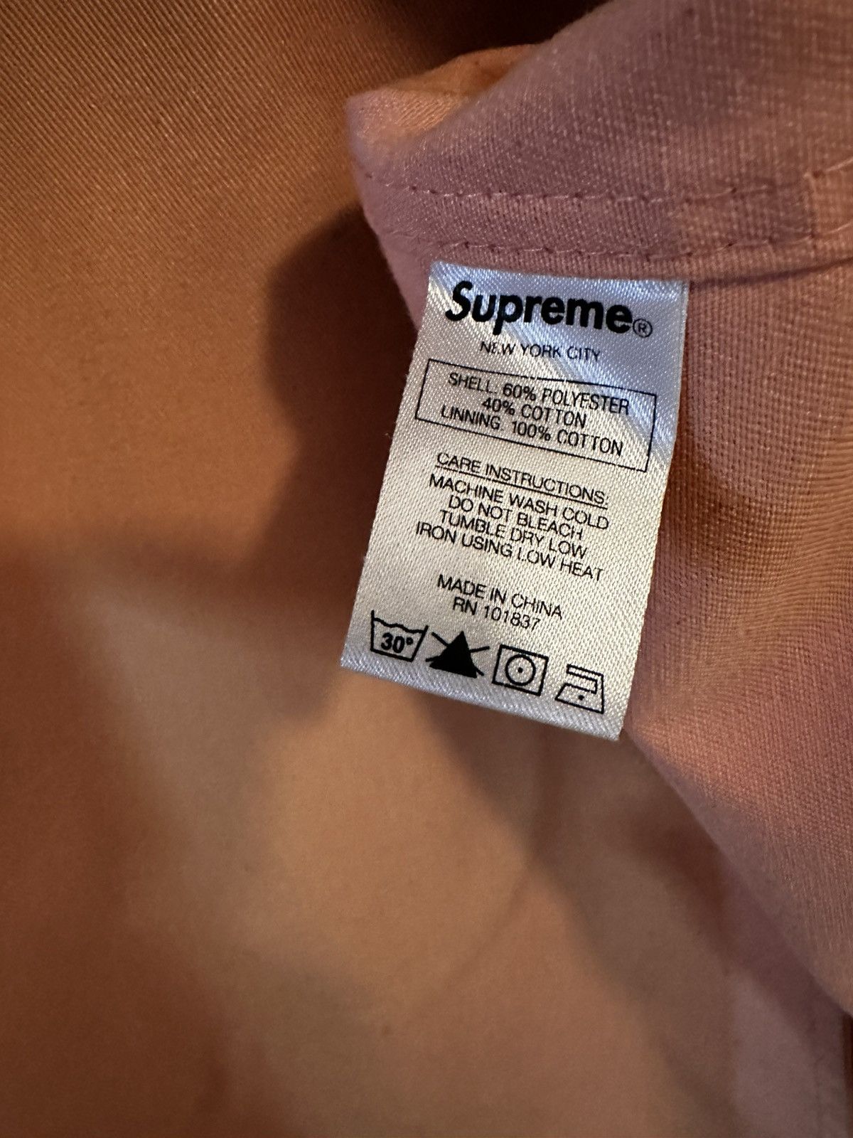 Supreme Supreme Peach Work Trench Coat Size US L / EU 52-54 / 3 - 11 Thumbnail