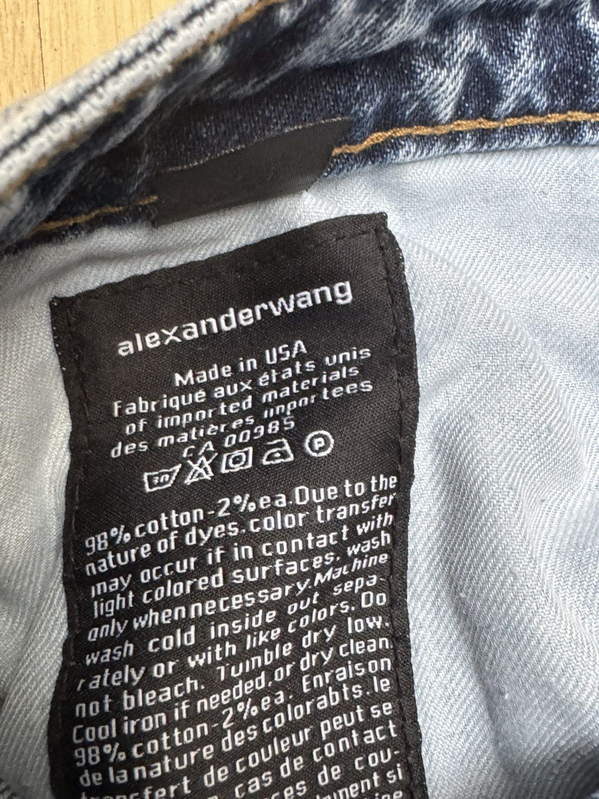 Alexander Wang Alexander wand designer archive usa rare Size US 30 / EU 46 - 3 Thumbnail