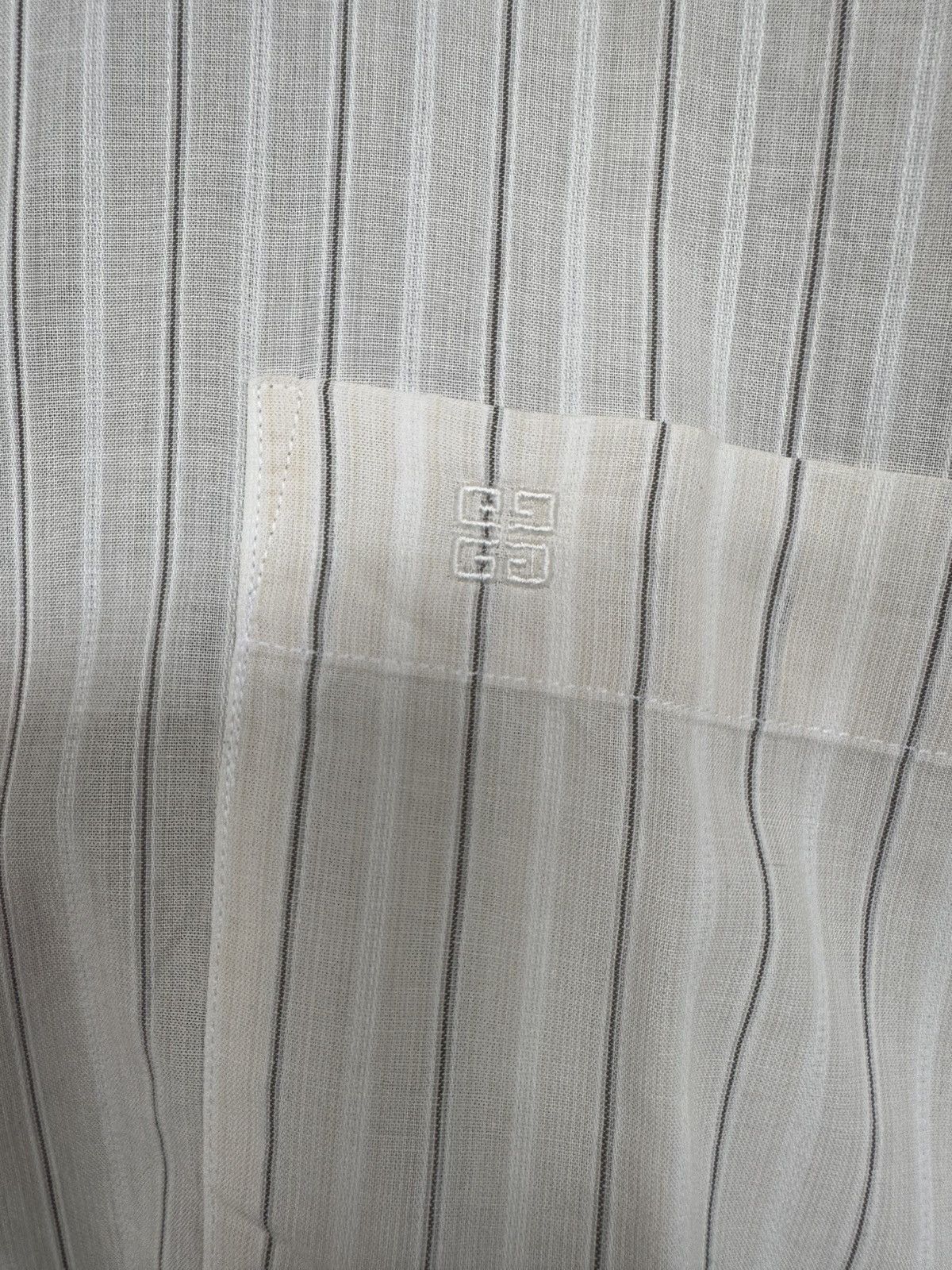 Givenchy VINTAGE GIVENCHY MONSIEUR STRIPE LONG SHIRT Size US M / EU 48-50 / 2 - 3 Thumbnail