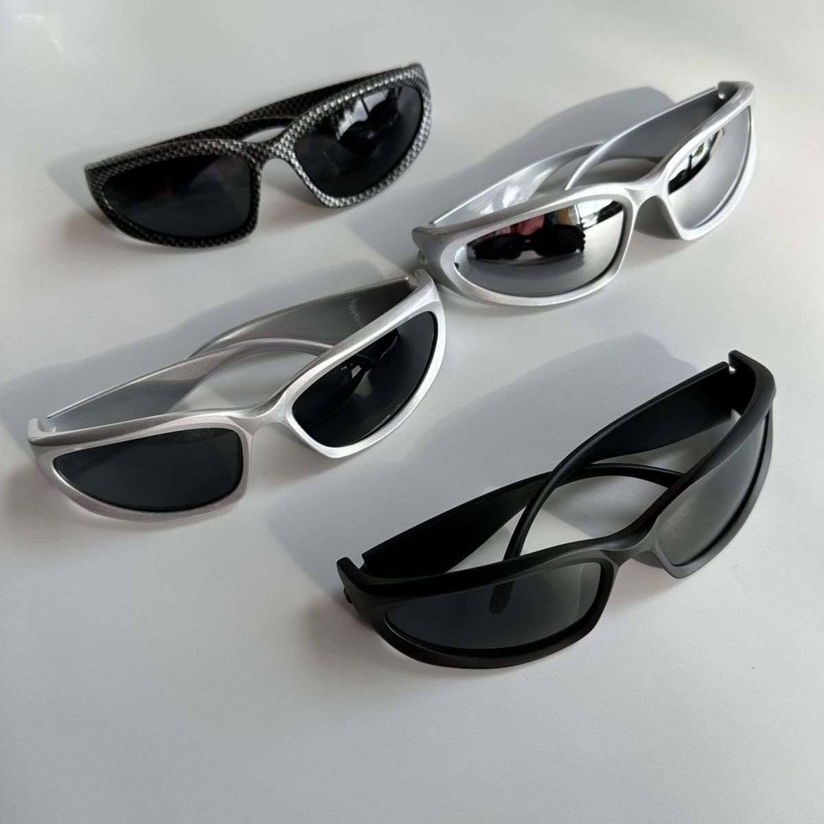 VIBE Future Street ins style custom avant-garde sunglasses Size ONE SIZE - 4 Thumbnail