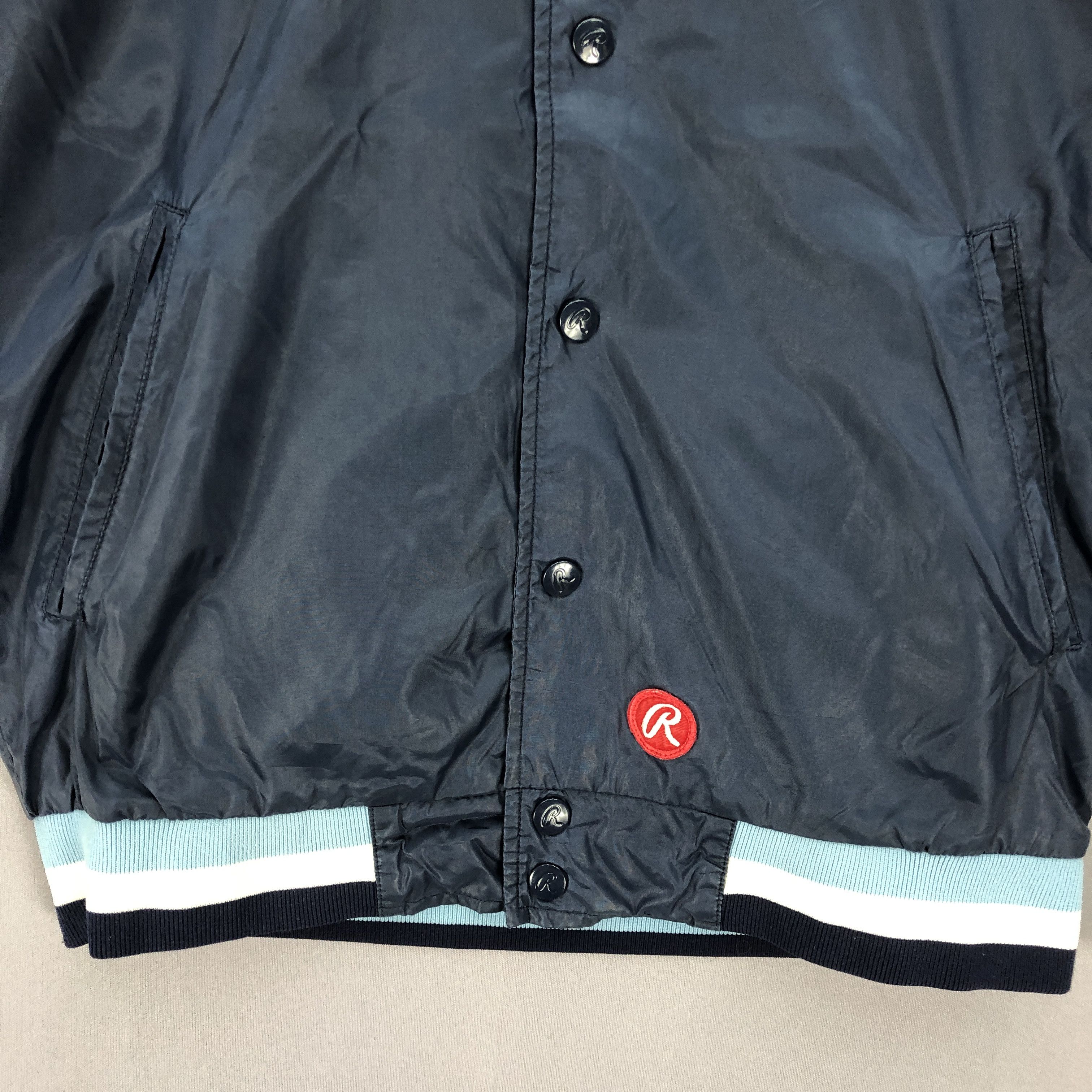 Asics × Vintage Vintage Rawlings by Asics Nylon Reversible Baseball Jackets Size US M / EU 48-50 / 2 - 6 Thumbnail
