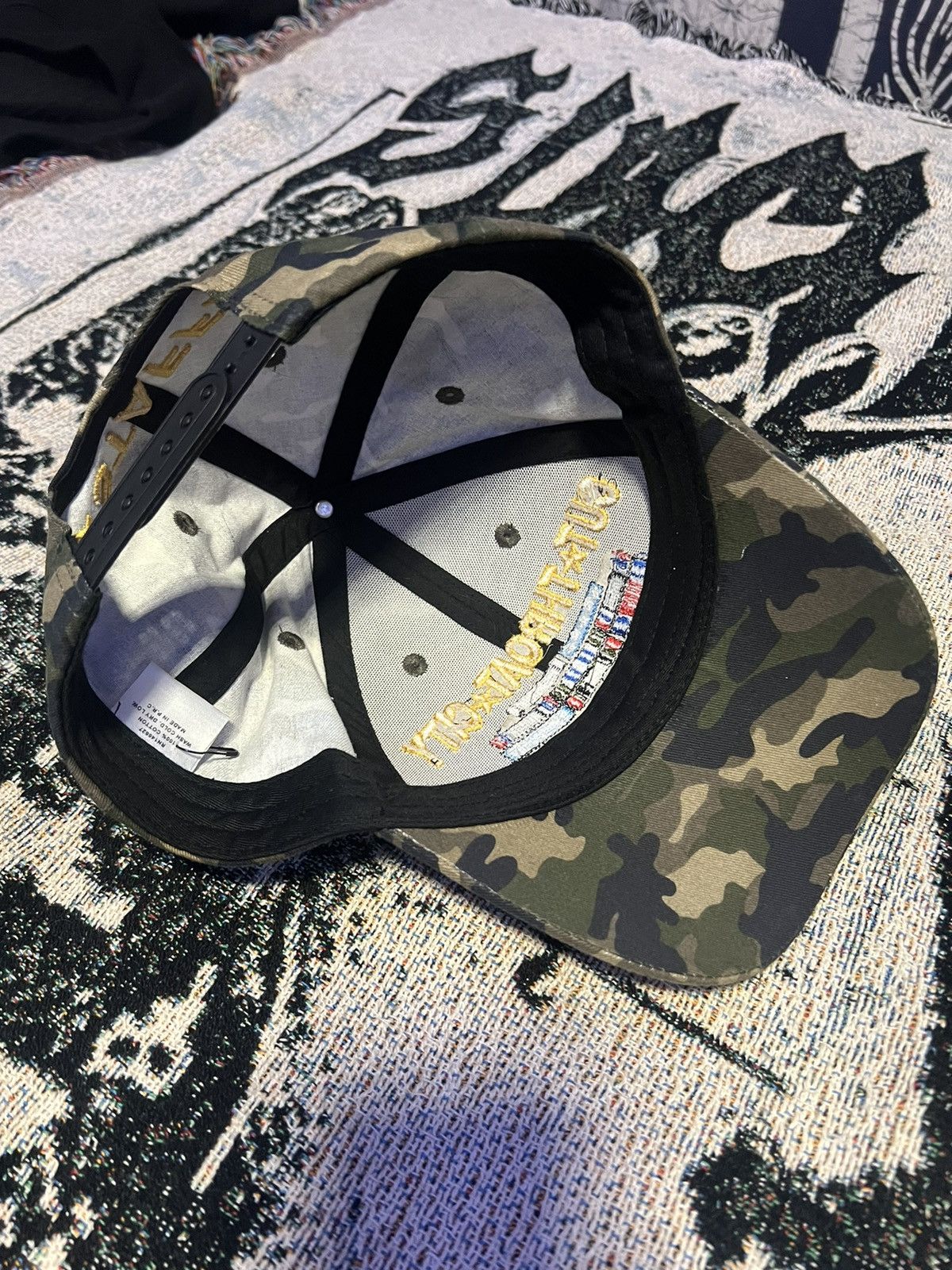 STAFF WORKFORCE Camo Cut Throat City Veteran hat Size ONE SIZE - 3 Thumbnail