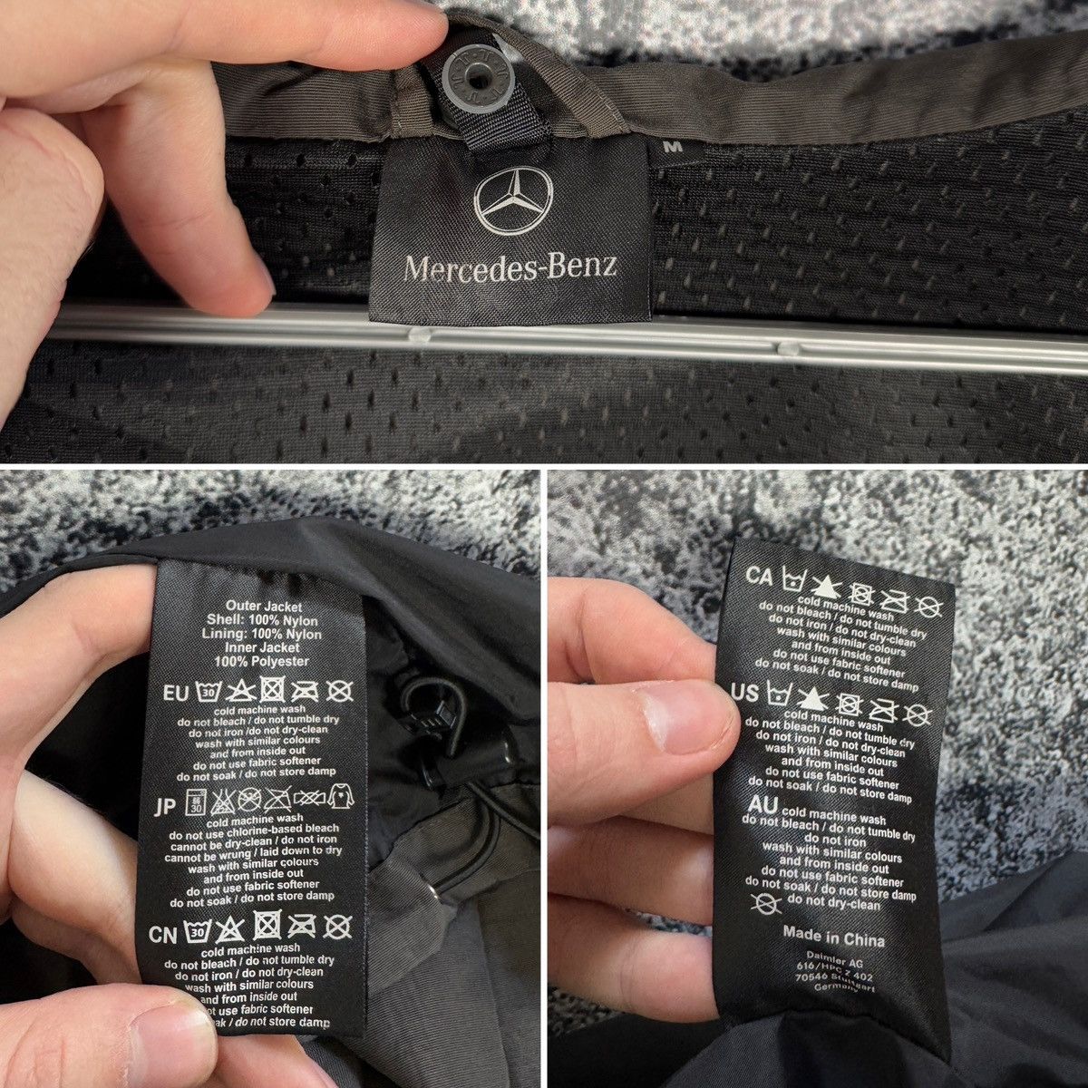 Mercedes-Benz Mercedes Benz Racing Jacket 2 in 1 Fleece Liner Vintage Sz M Size US M / EU 48-50 / 2 - 23 Thumbnail