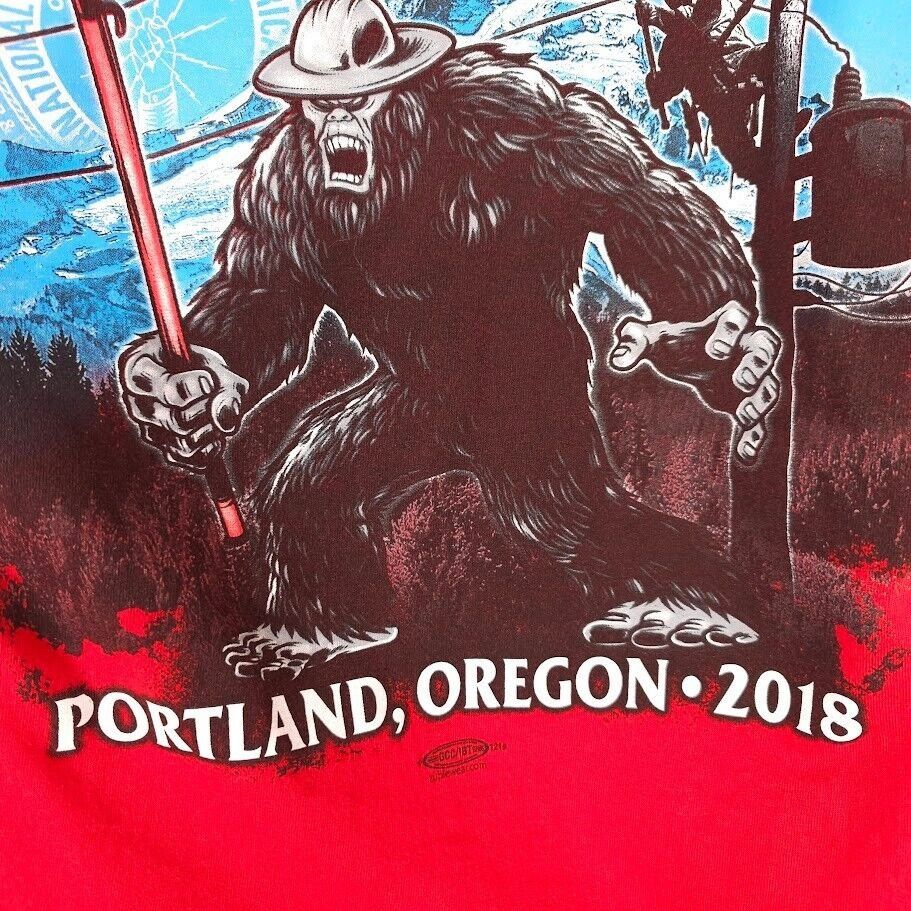Other Pacific Northwest Lineman Rodeo T Shirt Mens Size Small Red Size US S / EU 44-46 / 1 - 5 Thumbnail