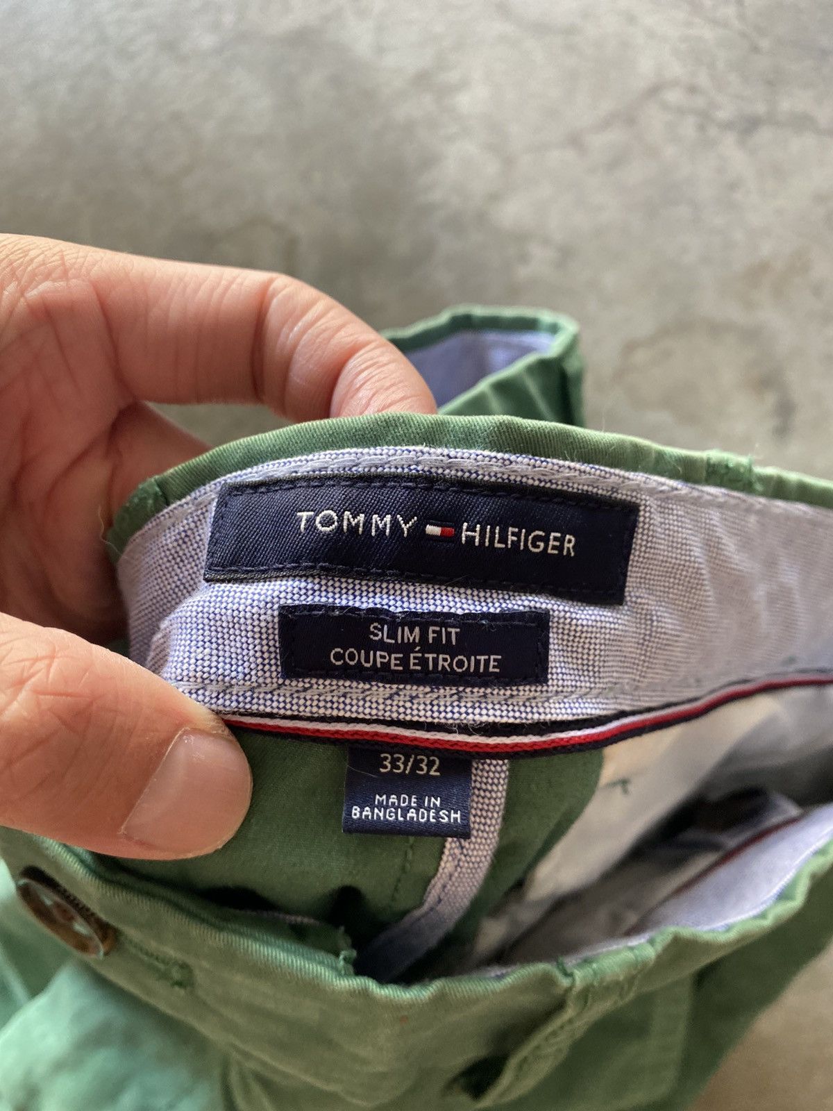 Tommy Hilfiger Tommy Hilfiger Vintage Green Pants 33/32 Size US 33 - 4 Thumbnail