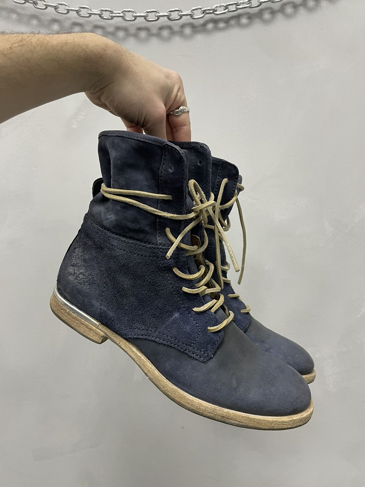 A.S.98 × Dirk Bikkembergs RARE AS 98 boots Vintage Ankle Boots Rick 1 Owens Vibe Size US 7.5 / EU 40-41 - 15 Thumbnail
