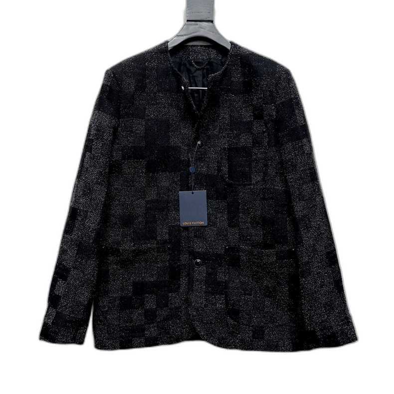 Louis Vuitton Louis Vuitton Checkered Round Neck Jacket - dmc Size M / US 6-8 / IT 42-44 - 1 Thumbnail