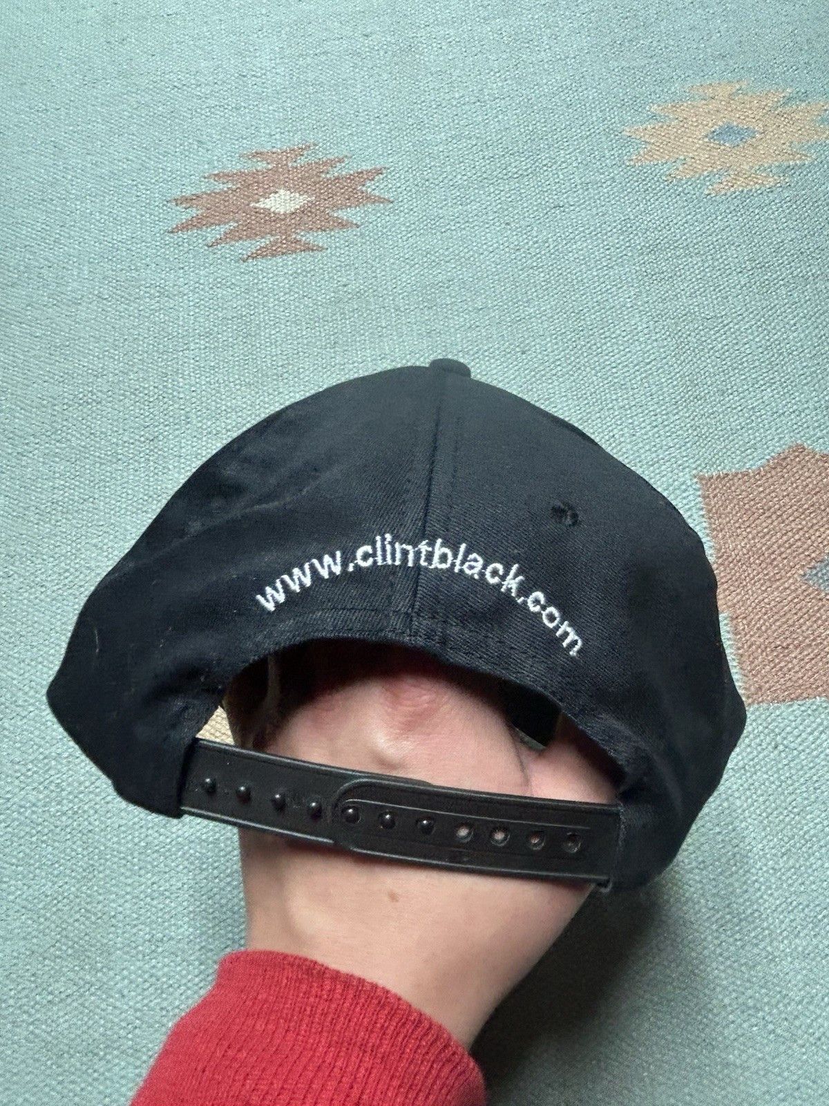 Vintage Vintage SnapBack hat Clint black CB logo country music black Size ONE SIZE - 5 Thumbnail