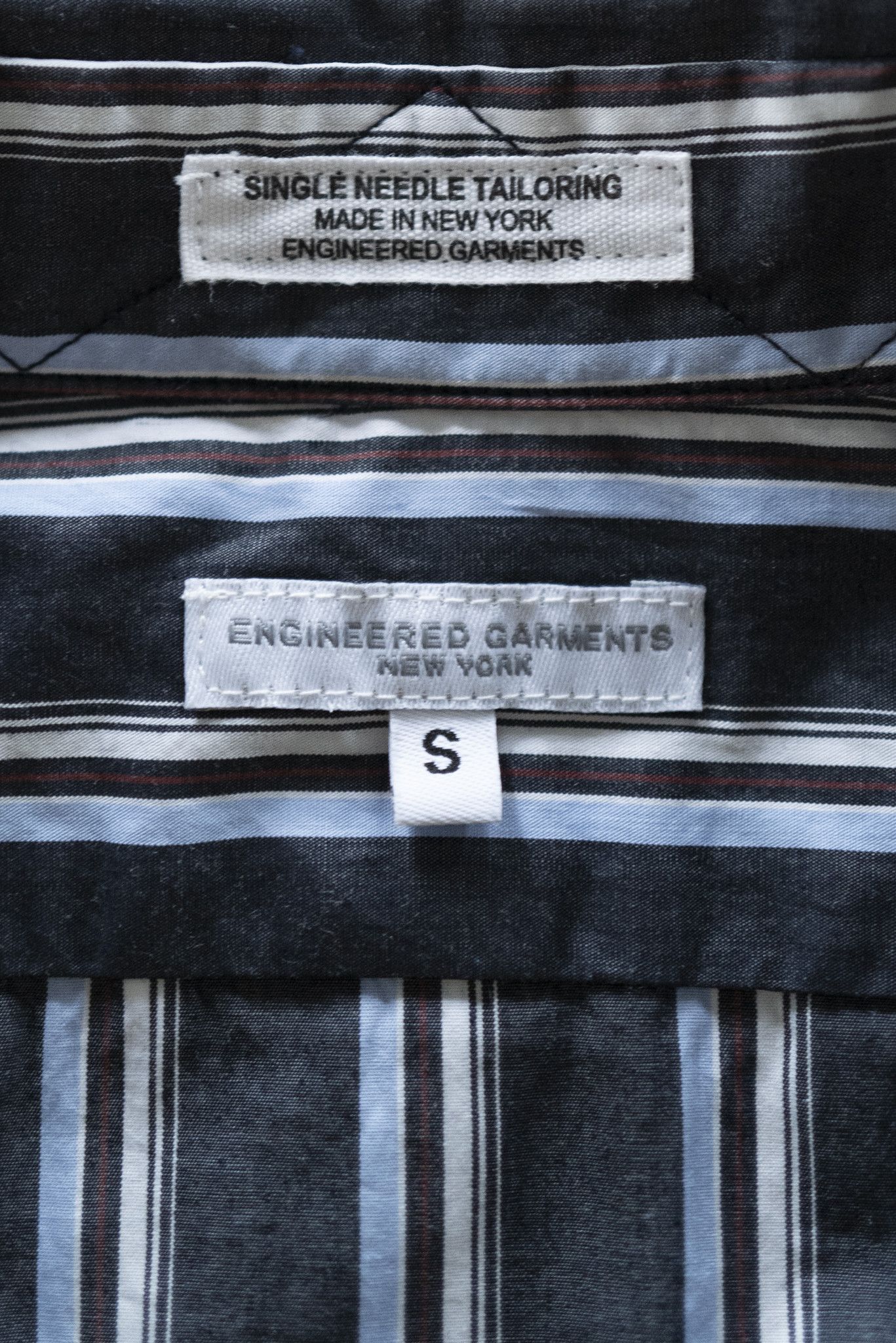 Engineered Garments Engineered Garments Single Needle Blue Pin Stripe Shirt sz S Size US S / EU 44-46 / 1 - 4 Thumbnail