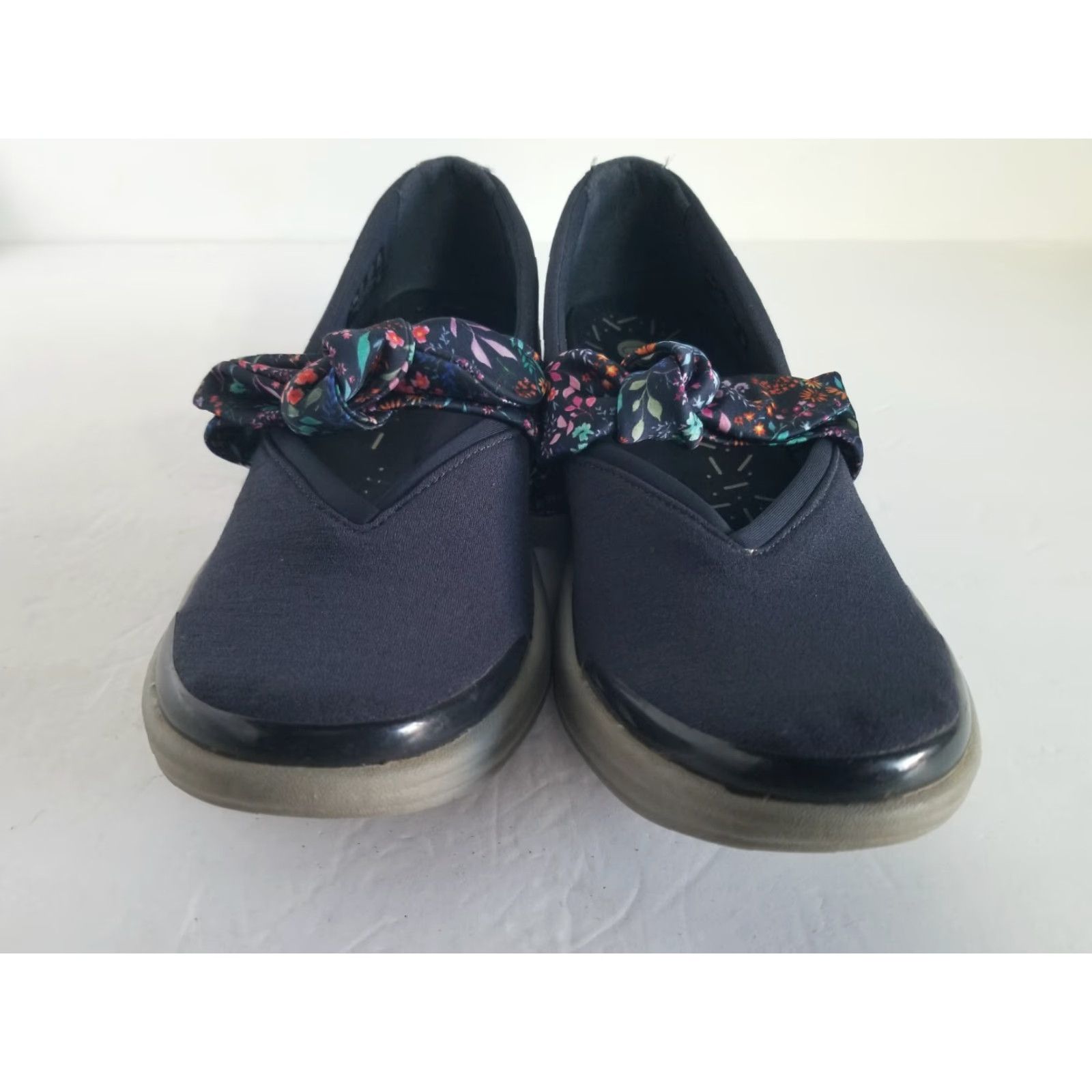 Vintage Bzees Womens Slip-On Bow Comfort Walking Loafers Blue 6.5 M Shoes Women Size US 4 / IT 34 - 6 Thumbnail