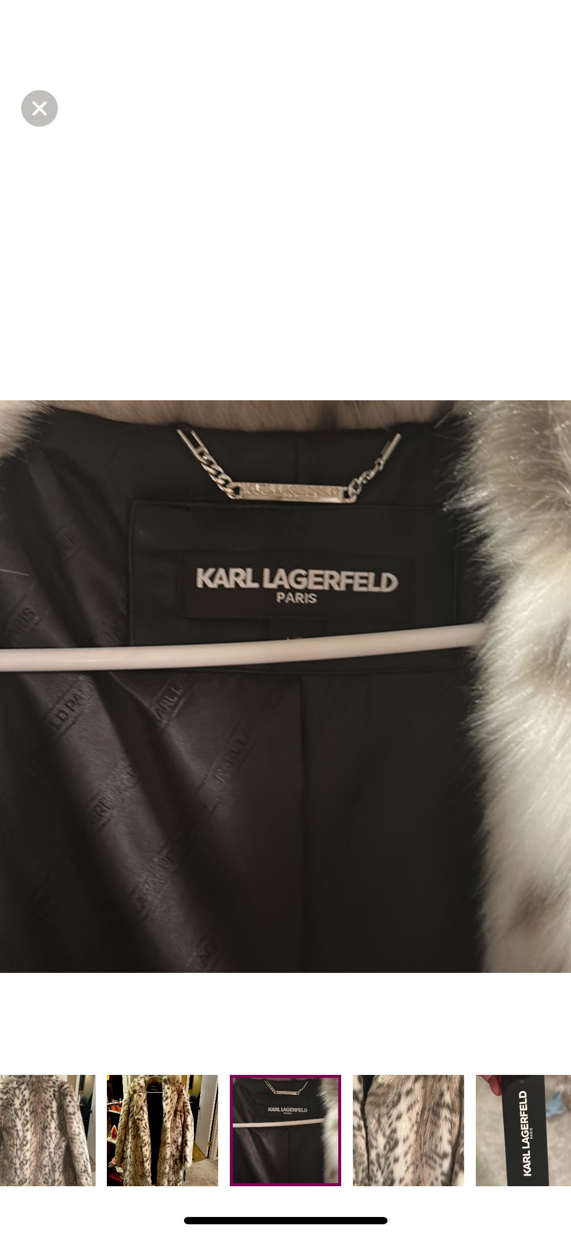 Karl Lagerfeld Karl Lagerfeld Paris Animal print cut coat Size L / US 10 / IT 46 - 3 Thumbnail