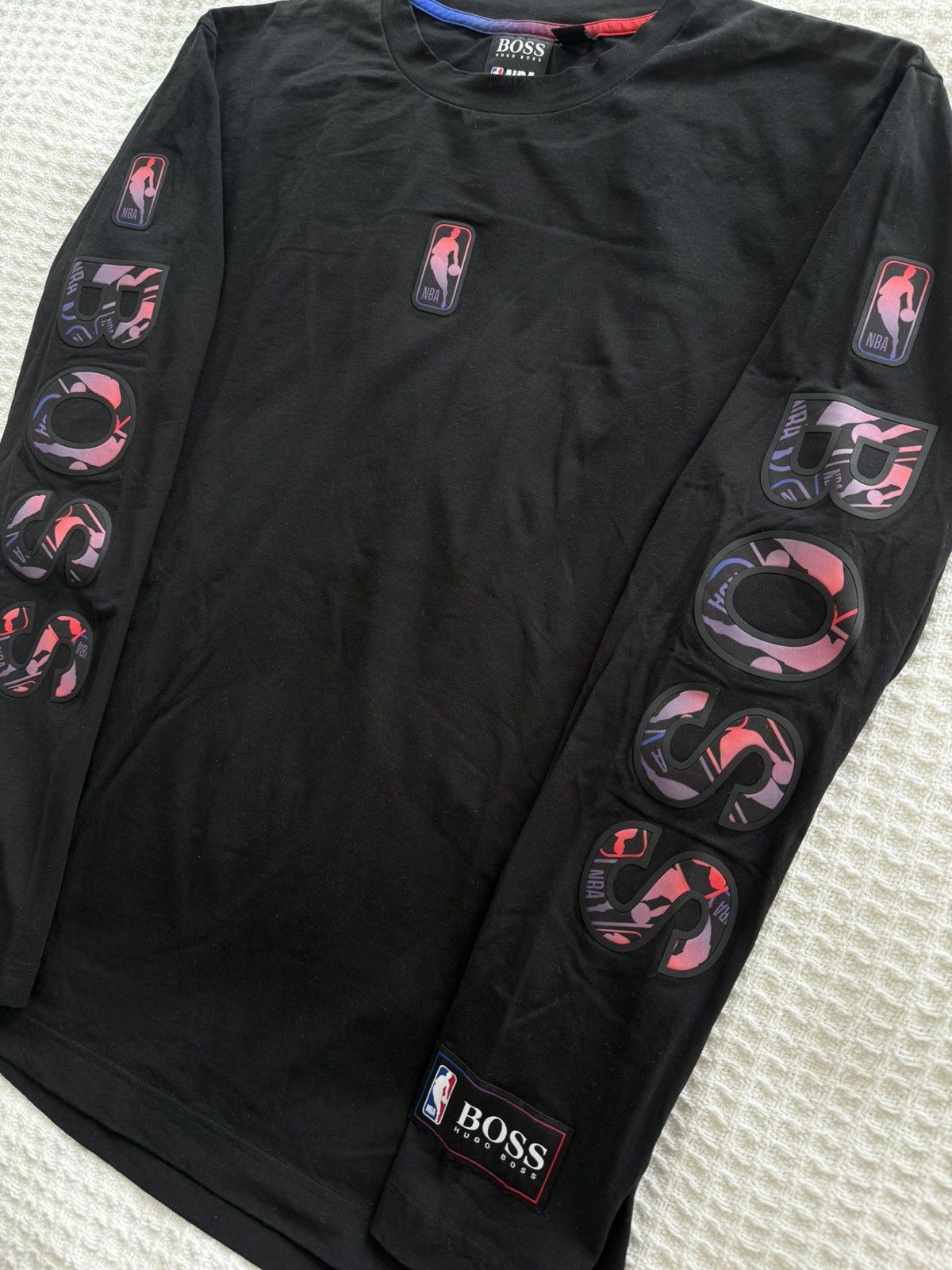 Hugo Boss Hugo Boss x NBA - Long Sleeve T-Shirt - Size Large Size US L / EU 52-54 / 3 - 2 Thumbnail