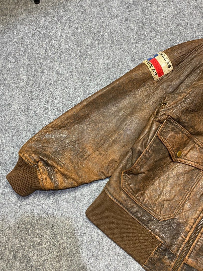 Avirex Avirex G-1 leather jacket 80 style amargedon style Size US L / EU 52-54 / 3 - 3 Thumbnail