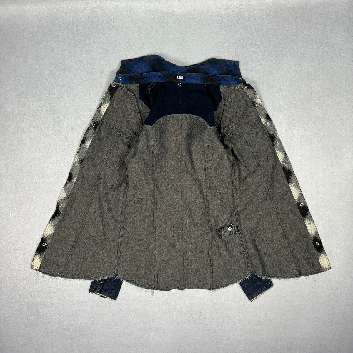 Le Grande Bleu (L.G.B.) Denim Snap Button Up Shirt Size US XS / EU 42 / 0 - 3 Thumbnail