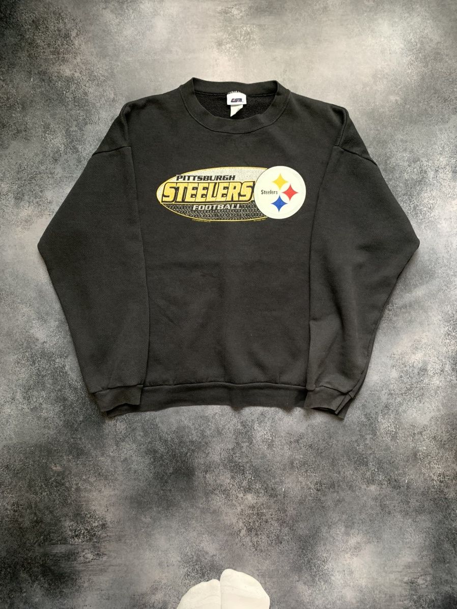 NFL × Vintage Vintage 90s Pittsburgh Steelers NFL Crewneck Sweatshirt Size US L / EU 52-54 / 3 - 9 Thumbnail