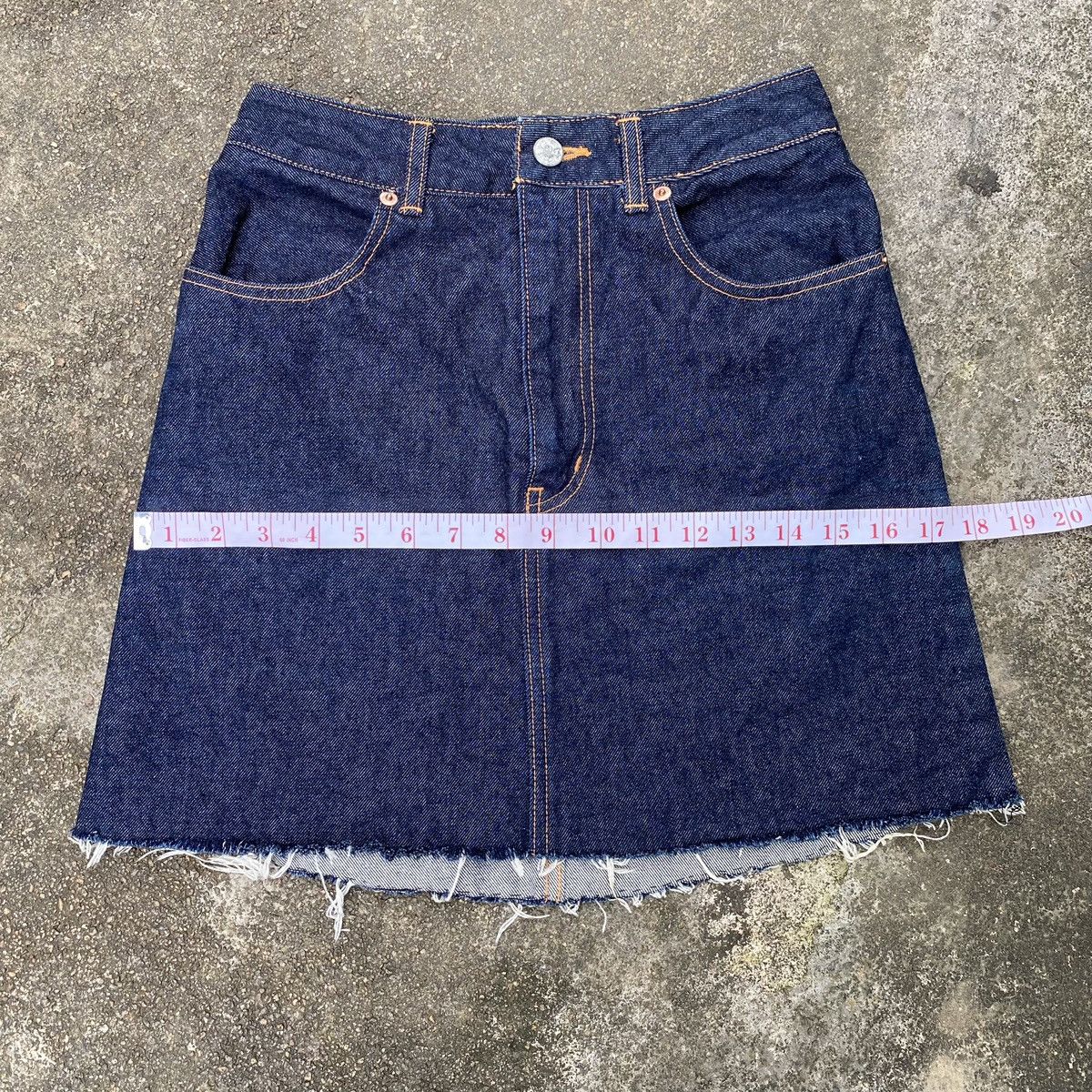 Japanese Brand × Seditionaries × Vintage Super Lovers Rock’n Roll New Wave Denim Skirt Super Lovers Size 25" / US 0 / IT 36 - 11 Thumbnail