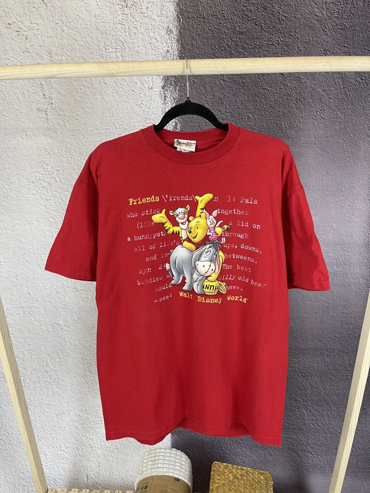 Disney Disney Winnie the Pooh Friends vintage 90s made in USA tee Size US L / EU 52-54 / 3 - 1 Thumbnail