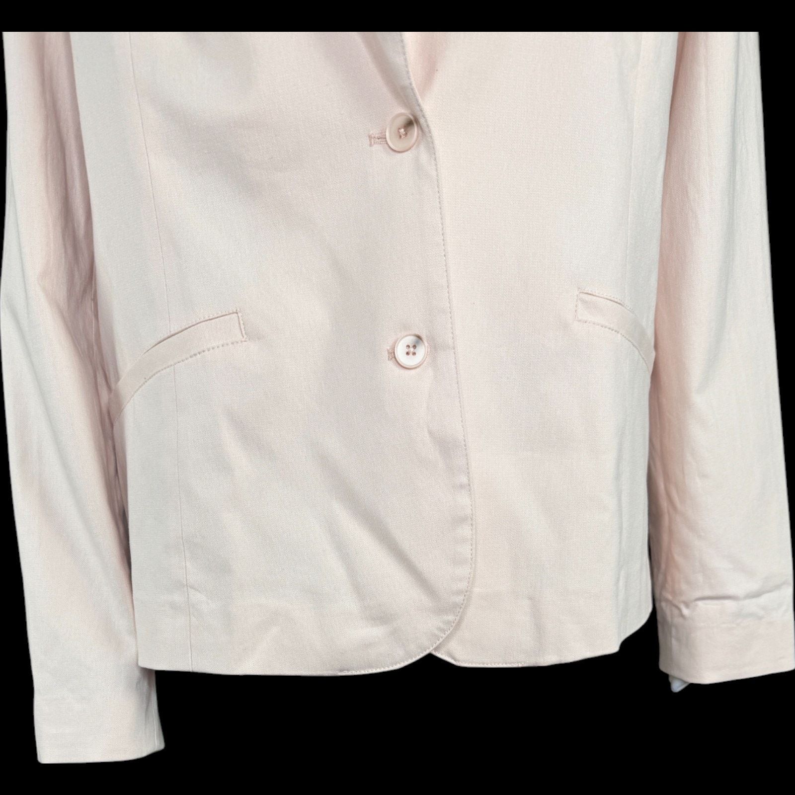 Other Lawrence Zarian Blazer Large Pink NWOT BEAUTIFUL Cotton Size L / US 10 / IT 46 - 4 Thumbnail