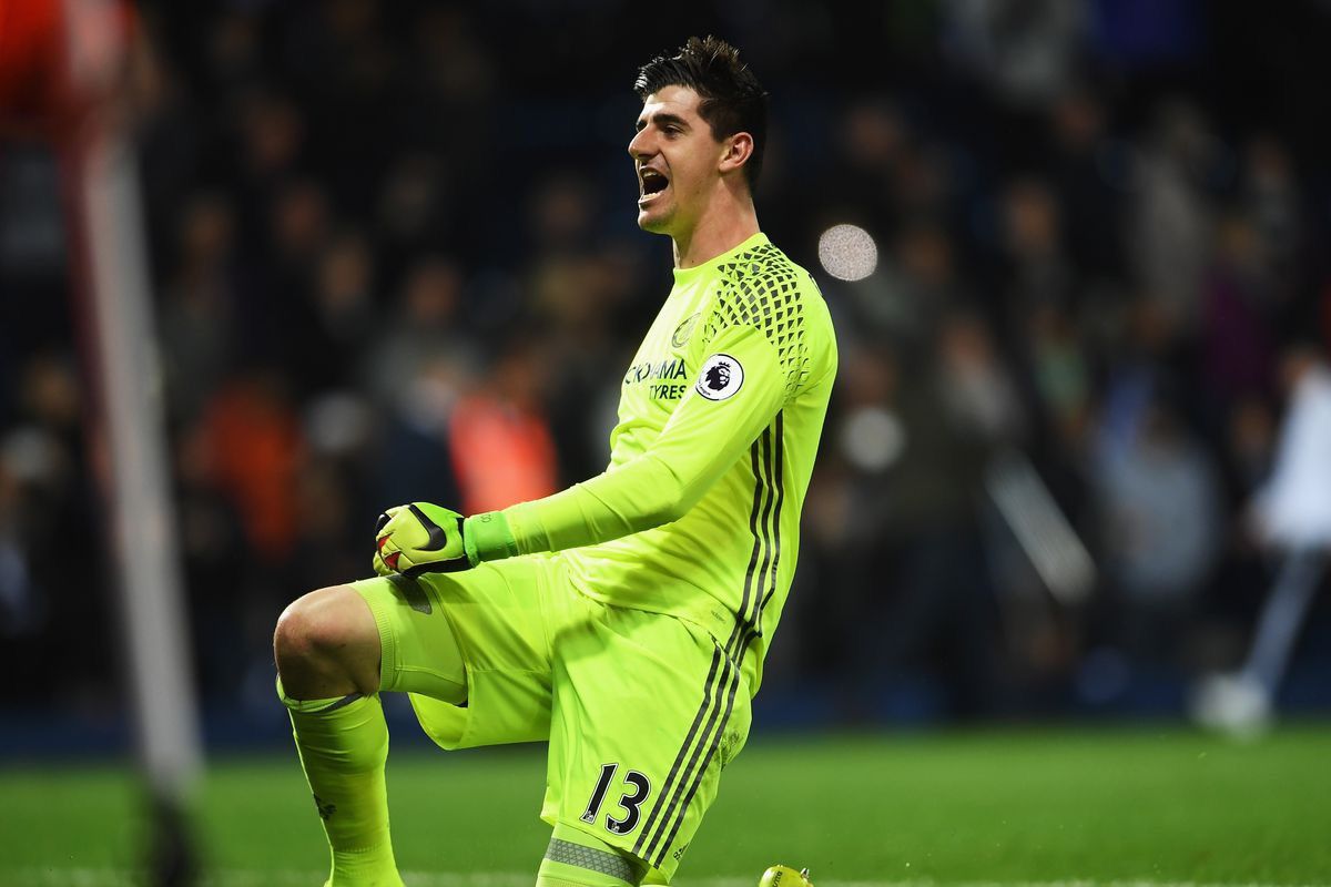 Adidas × Vintage CHELSEA ADIDAS 2016/2017 FOOTBALL GK JERSEY #13 COURTOIS Size US M / EU 48-50 / 2 - 21 Thumbnail