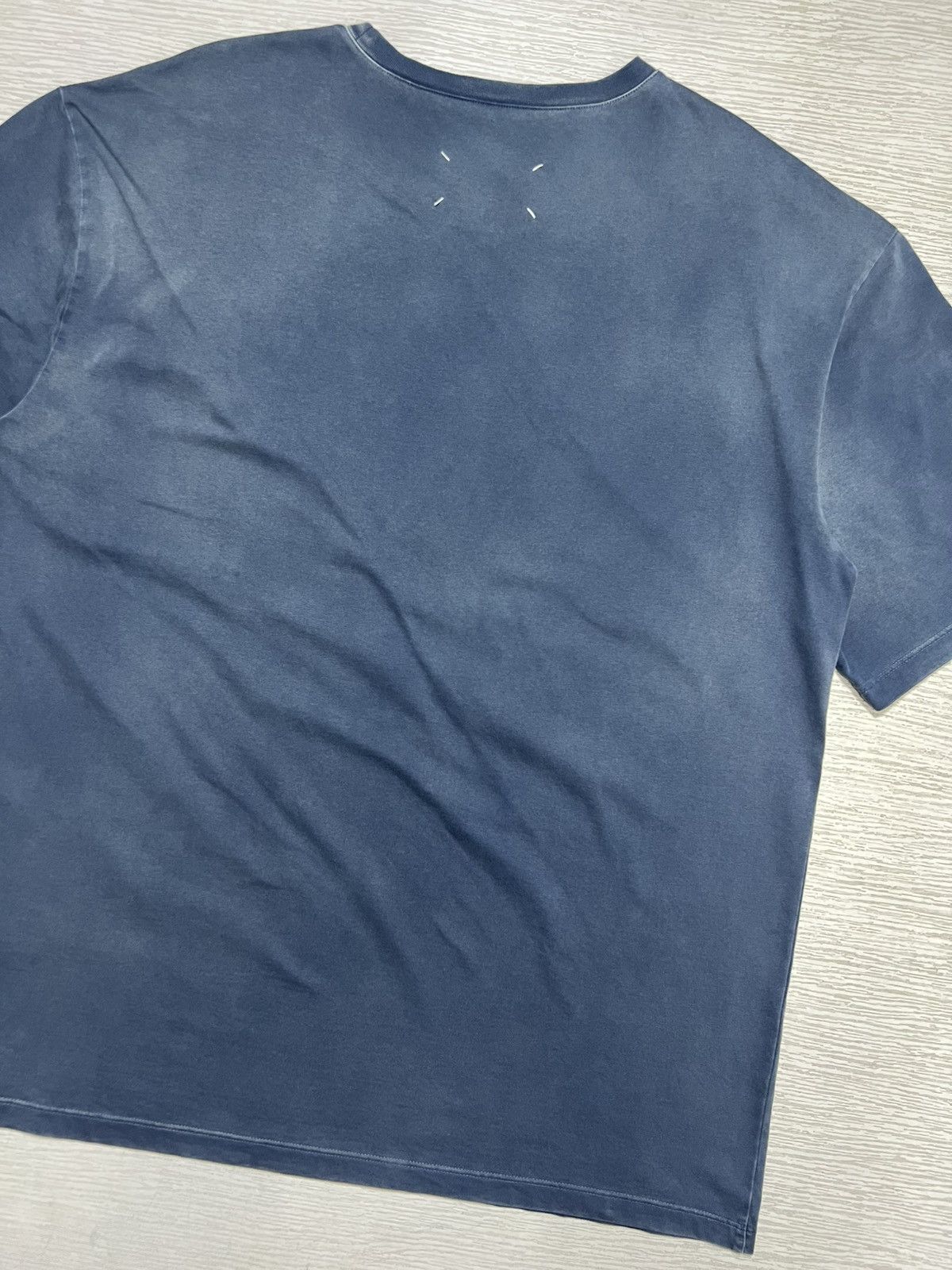 Maison Margiela Maison Margiela - Oversized Overdye Logo T-Shirt Size US S / EU 44-46 / 1 - 9 Thumbnail
