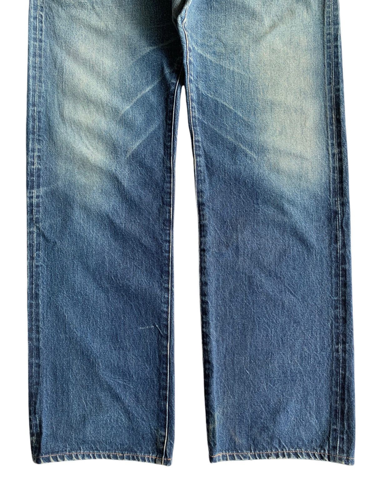 Japanese Brand × Kapital × Vintage Okura Hr Market Japanese Button Fly Selvedge Distressed Size US 34 / EU 50 - 18 Thumbnail