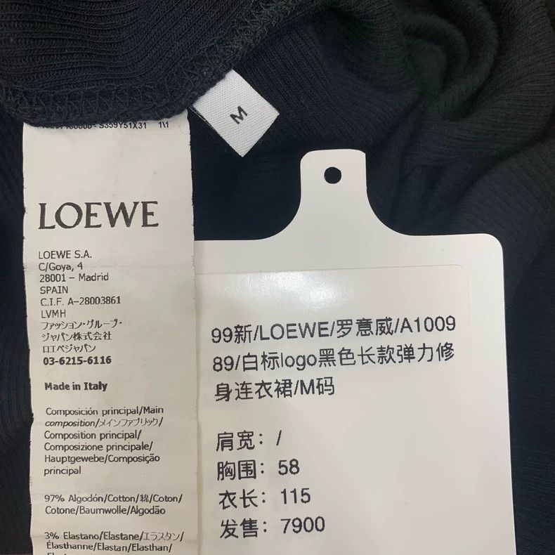 Loewe LOEWE Black long elastic dress Size M / US 6-8 / IT 42-44 - 6 Thumbnail