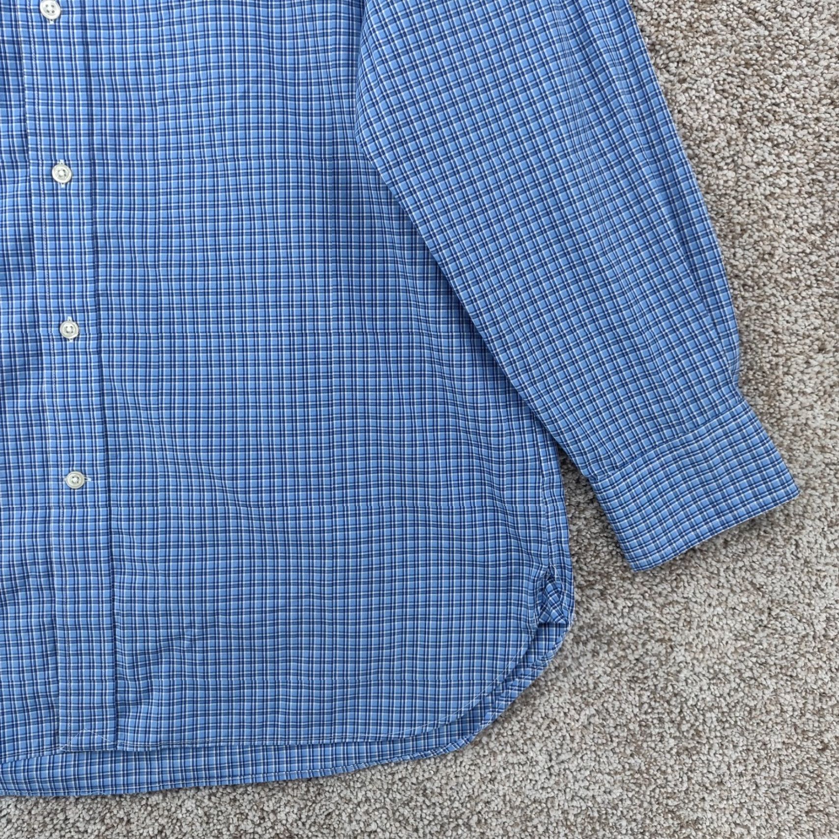 Polo Ralph Lauren Polo Ralph Lauren Shirt Mens 16.5 Plaid Classic Fit Easy Care Long Sleeve Button Size US XL / EU 56 / 4 - 4 Thumbnail
