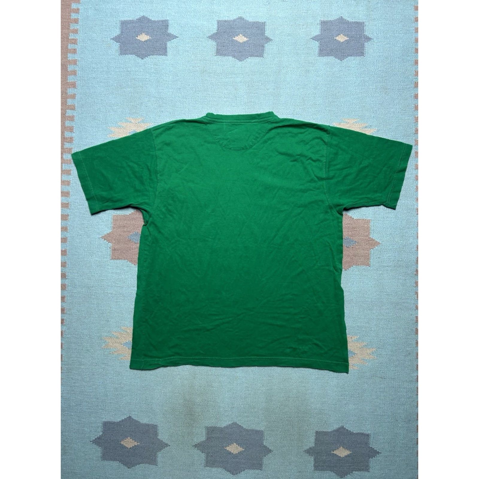 Ralph Lauren VINTAGE Ralph Lauren Chaps pocket T-Shirt Emerald Green Cotton Adult Large Mens Size US L / EU 52-54 / 3 - 4 Thumbnail