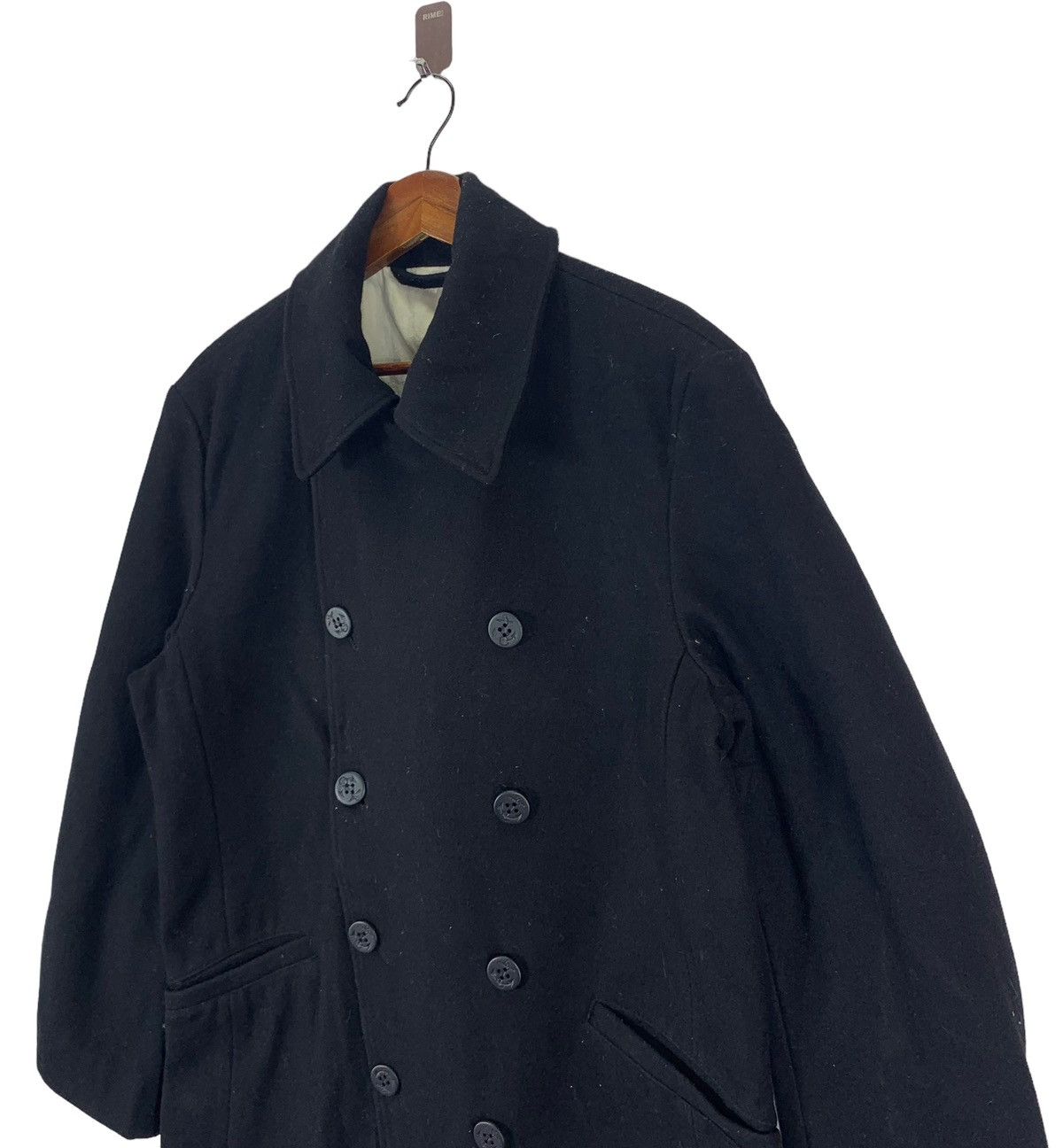 SHIPS × Ships Jet Blue VINTAGE SHIPS JAPAN WOOL COAT Size US M / EU 48-50 / 2 - 3 Thumbnail