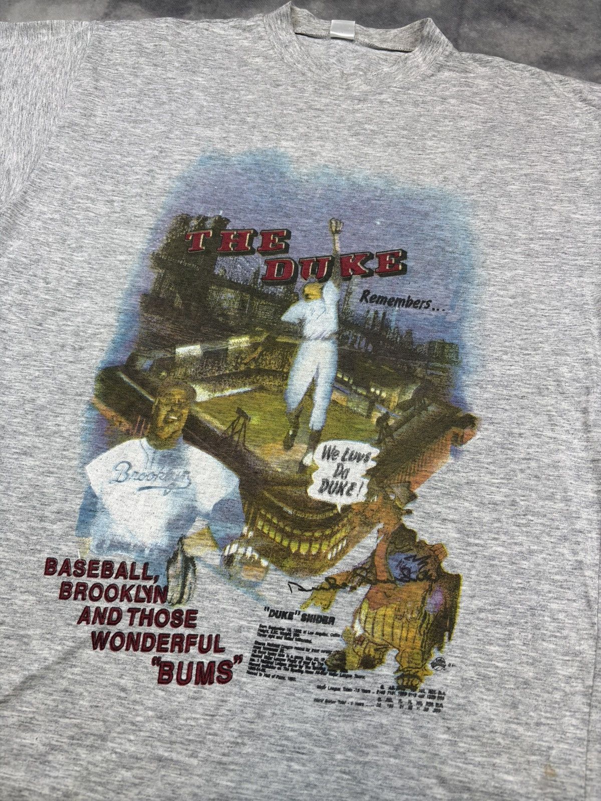MLB Vintage The Duke Brooklyn USA T shirt Tees MLB baseball Size US L / EU 52-54 / 3 - 2 Thumbnail