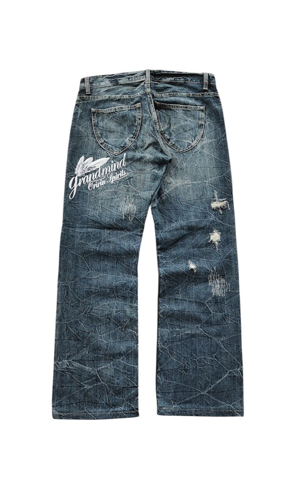 Hysteric Glamour rare Distressed Denim Oririn Jeans vintage hystric glamour Size US 33 - 4 Thumbnail