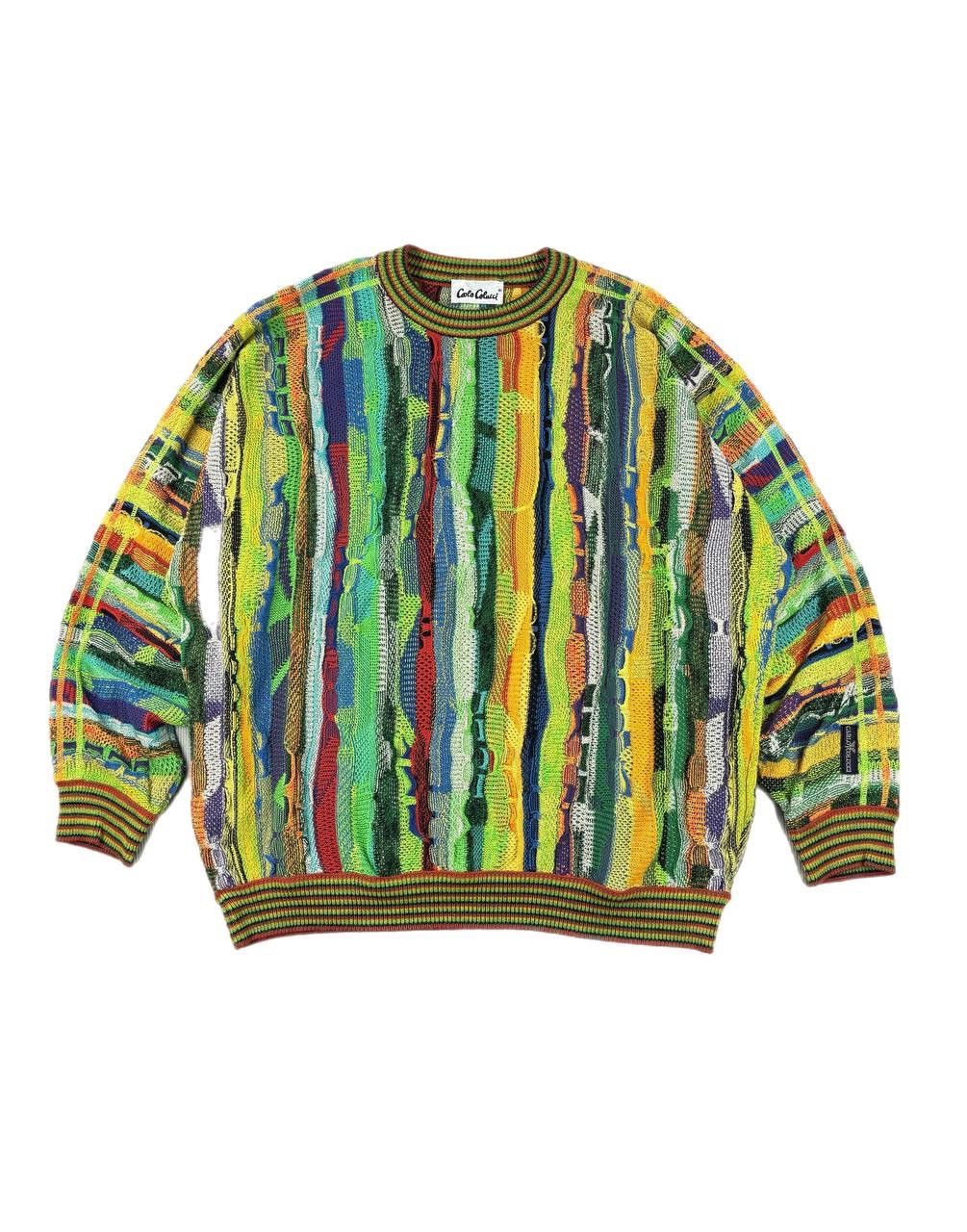 Carlo Colucci Carlo Colucci coogi style cable knit vintage hype sweater XL Size US XL / EU 56 / 4 - 1 Thumbnail