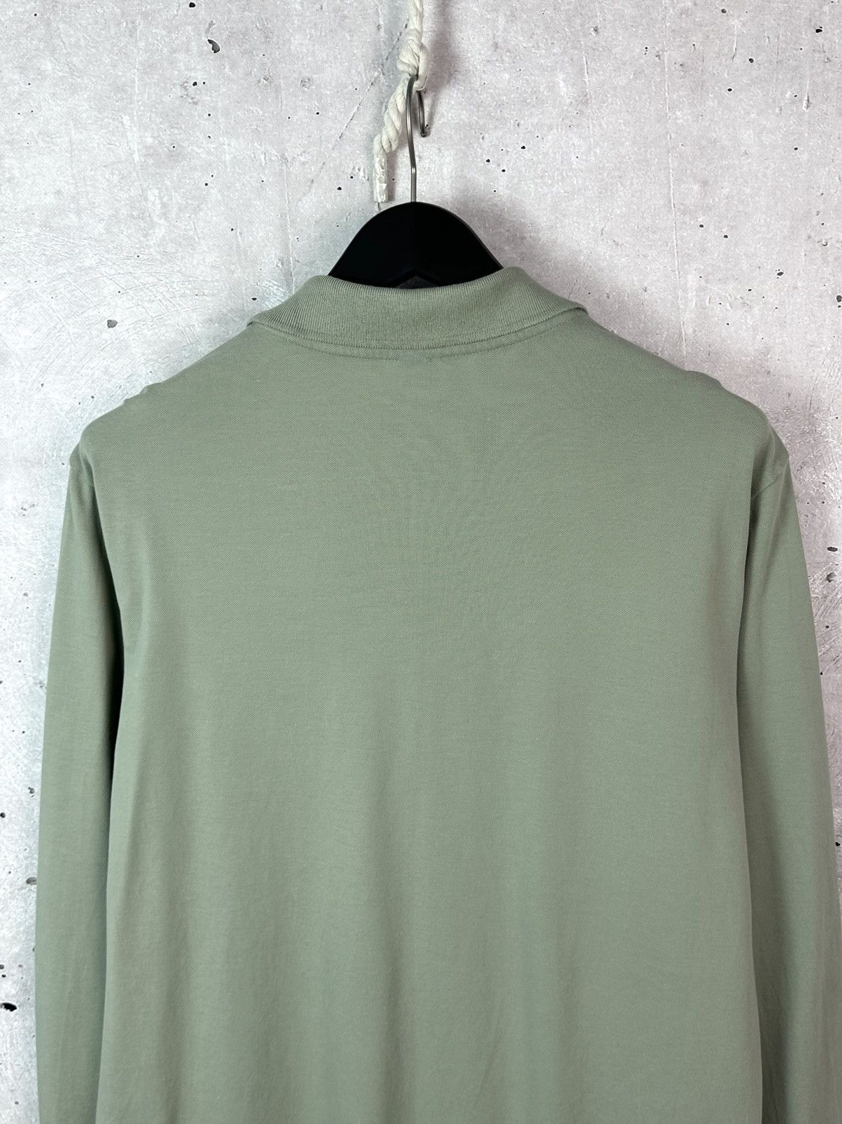 Arket Arket Light Green Cotton Long Sleeve Men’s Polo Size US L / EU 52-54 / 3 - 7 Thumbnail