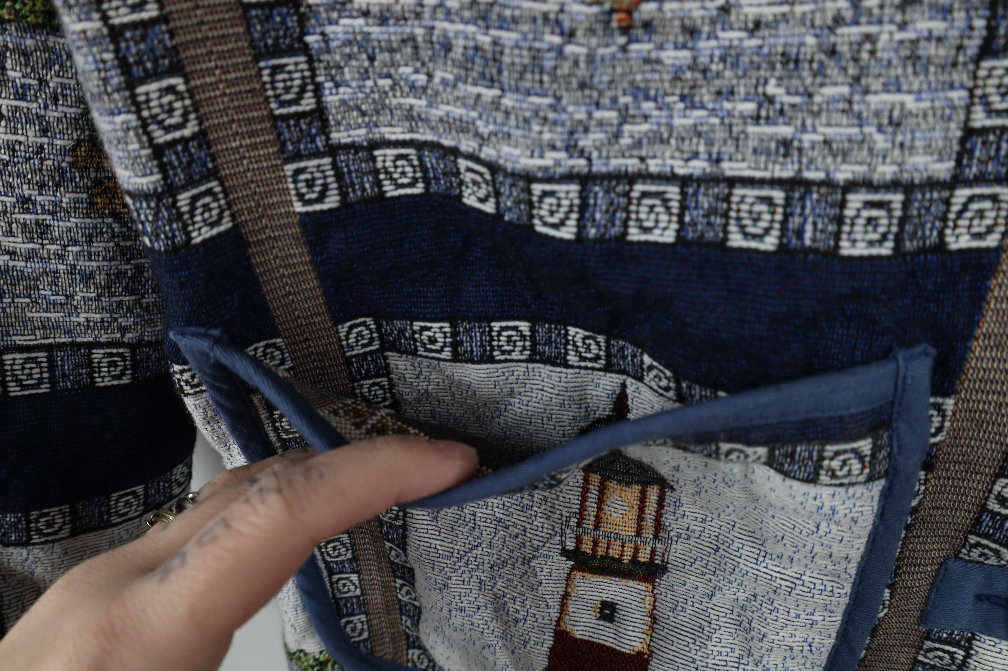 Vintage Vintage 90s Streetwear All Over Print Tapestry Jacket Size M / US 6-8 / IT 42-44 - 5 Thumbnail