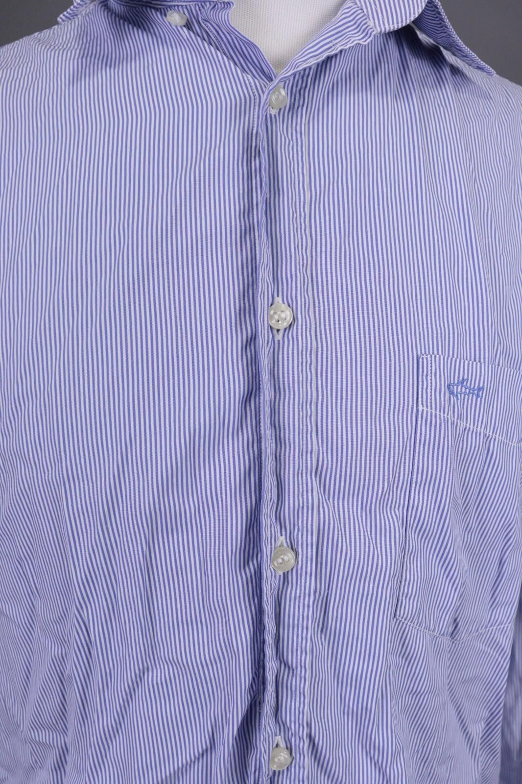 Paul & Shark Paul & Shark Yachting Blue Pinstripe Shirt Size 42 Size US M / EU 48-50 / 2 - 5 Thumbnail