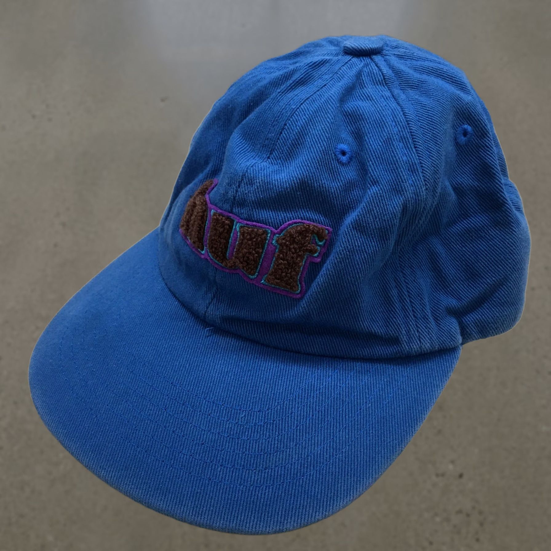 Huf HUF Baseball Cap Mens Blue One Size Adjustable Curved Brim Embroidered Logo Size ONE SIZE - 1 Thumbnail