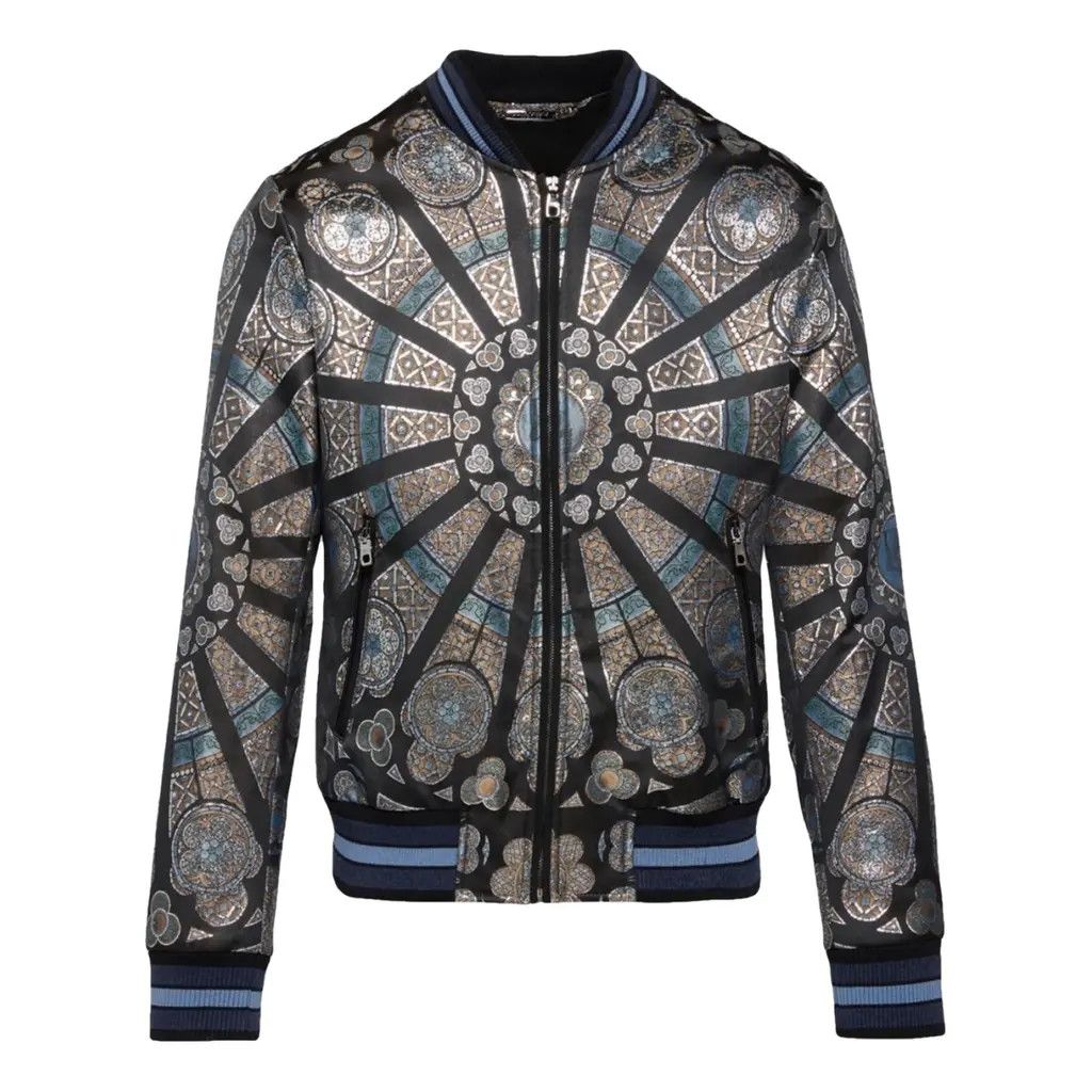 Dolce & Gabbana o1y0125 Bomber Jacket in Multicolor Size US L / EU 52-54 / 3 - 1 Thumbnail